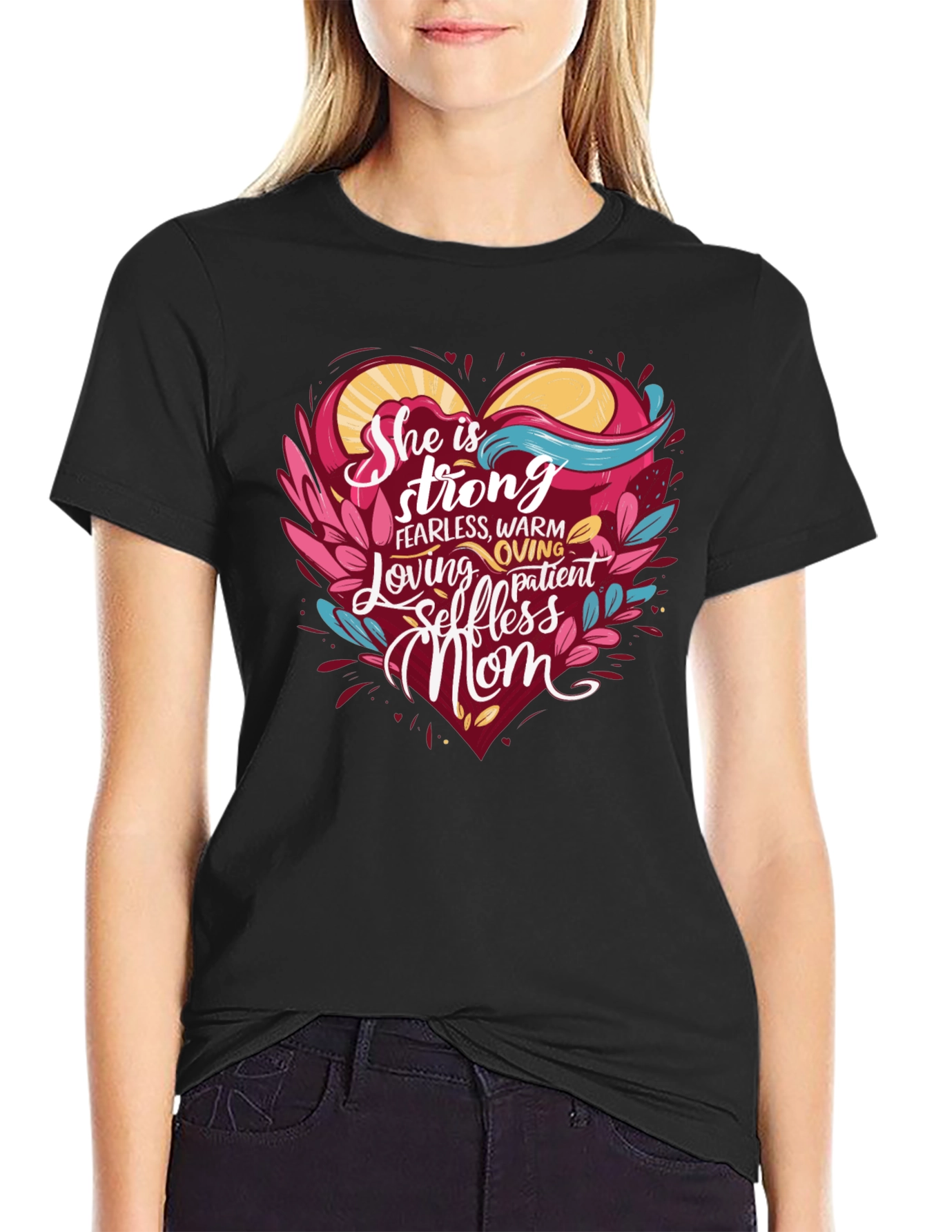 She is Strong Mom T-Shirt
