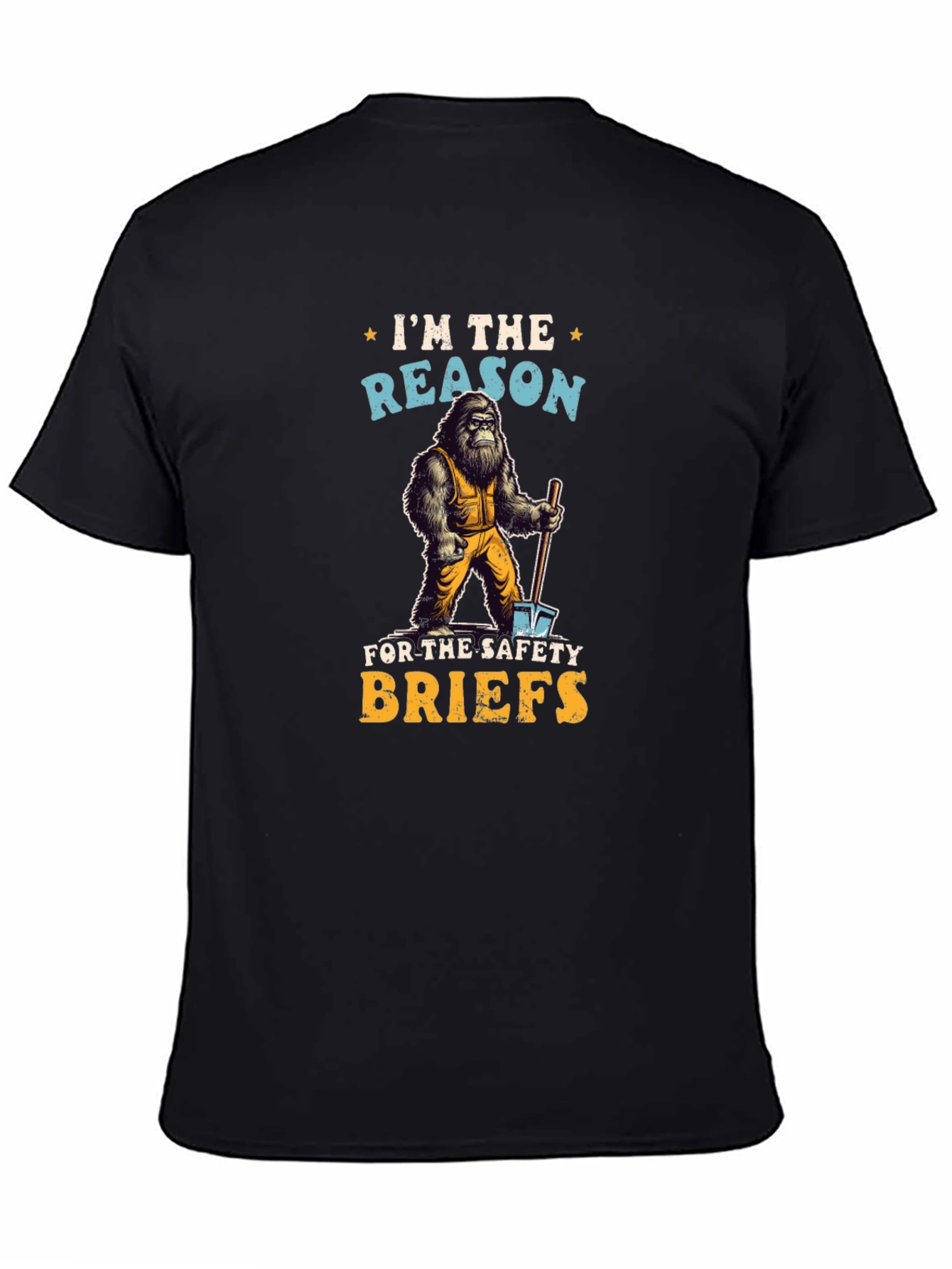 Sasquatch Safety Briefs T-Shirt