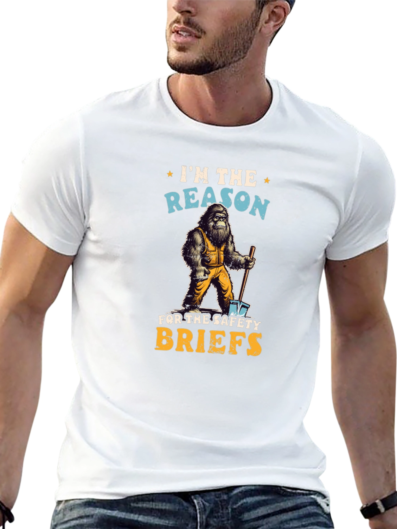 Sasquatch Safety Briefs T-Shirt
