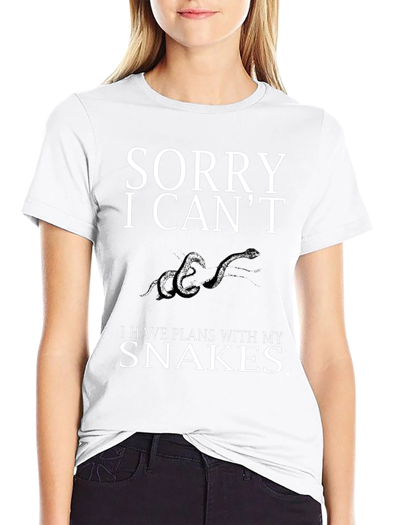 Sorry I Cant Snakes T-Shirt