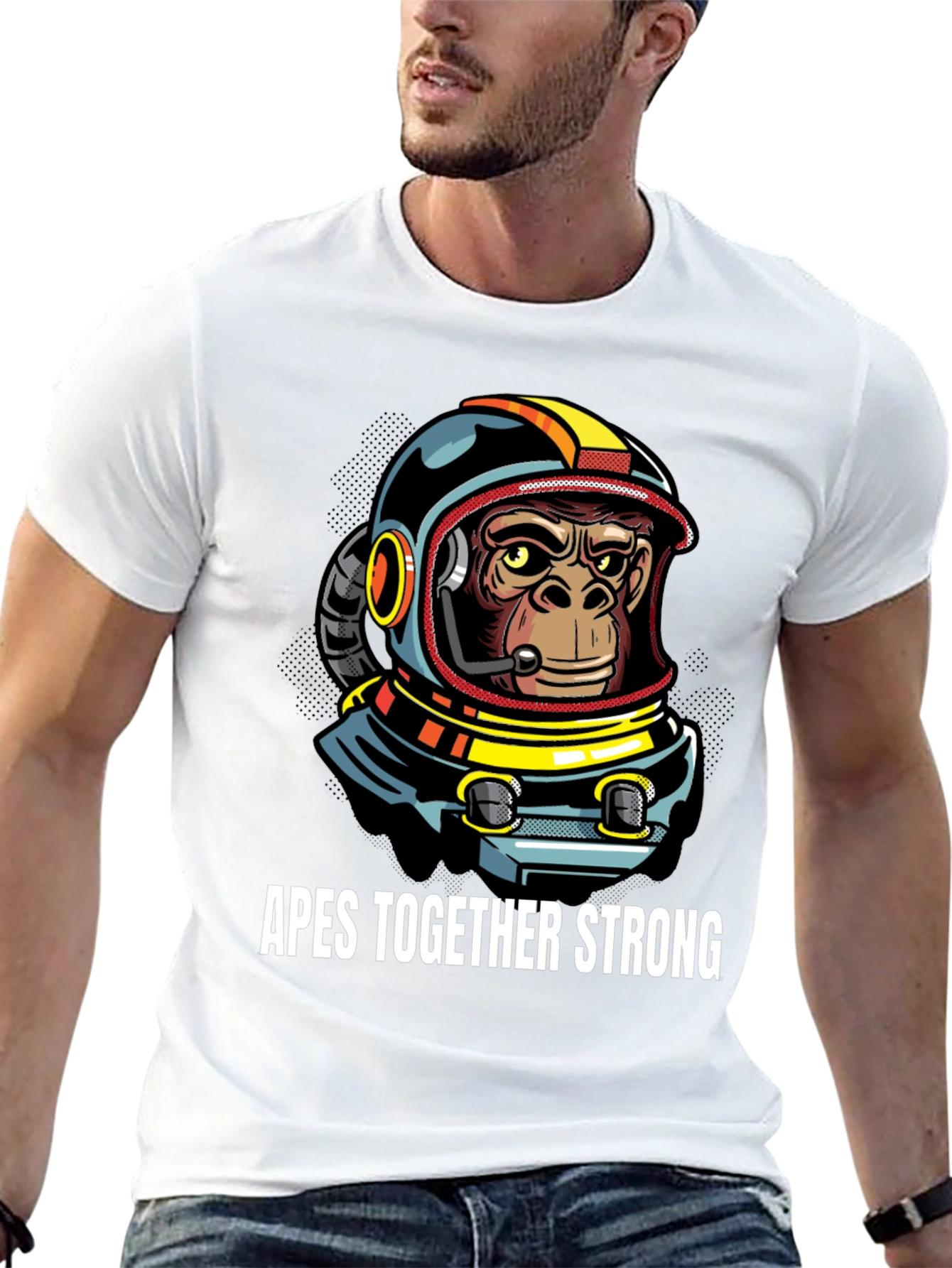 Apes Together Strong Graphic Tee - Black