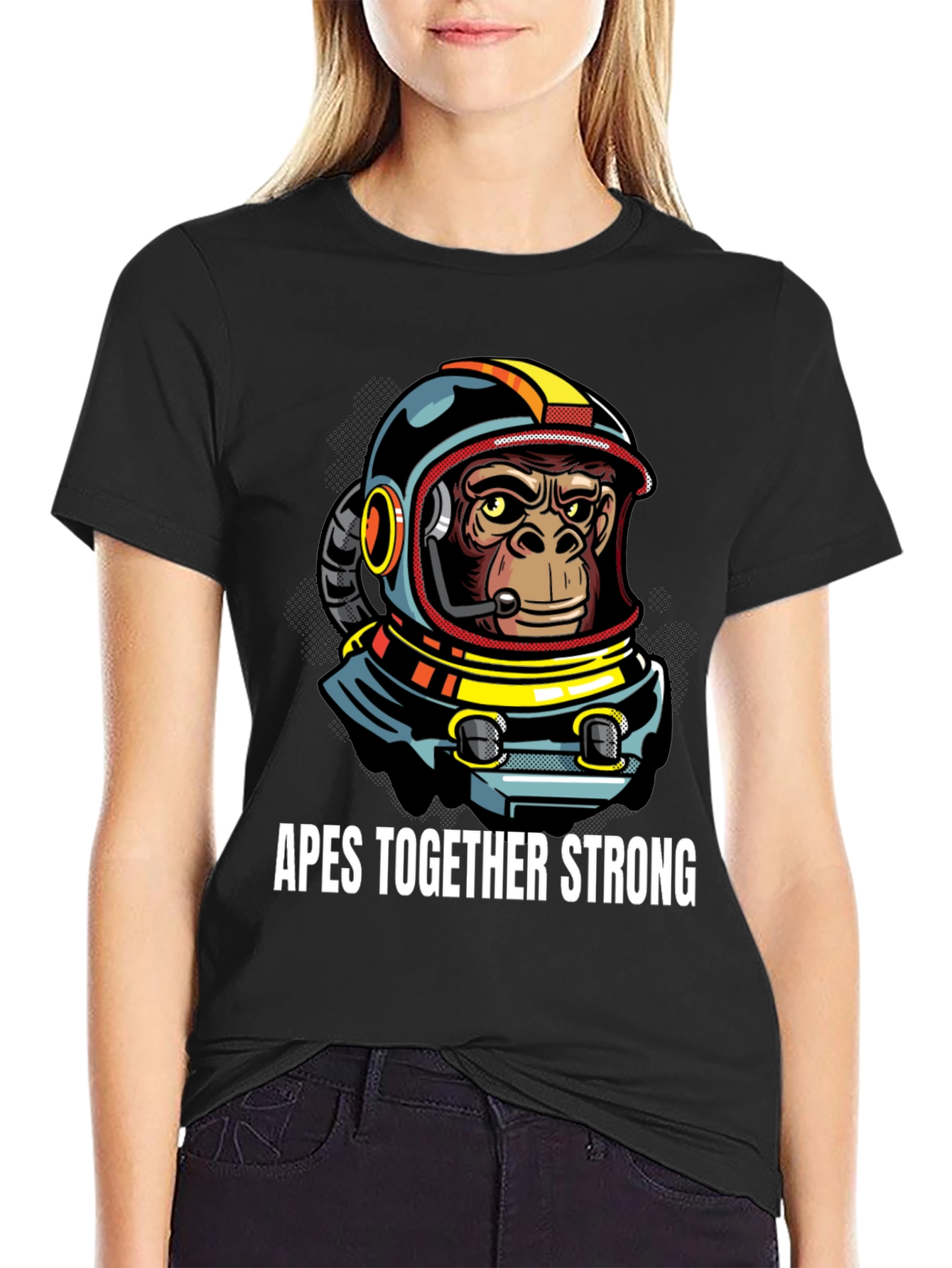 Apes Together Strong Graphic Tee - Black