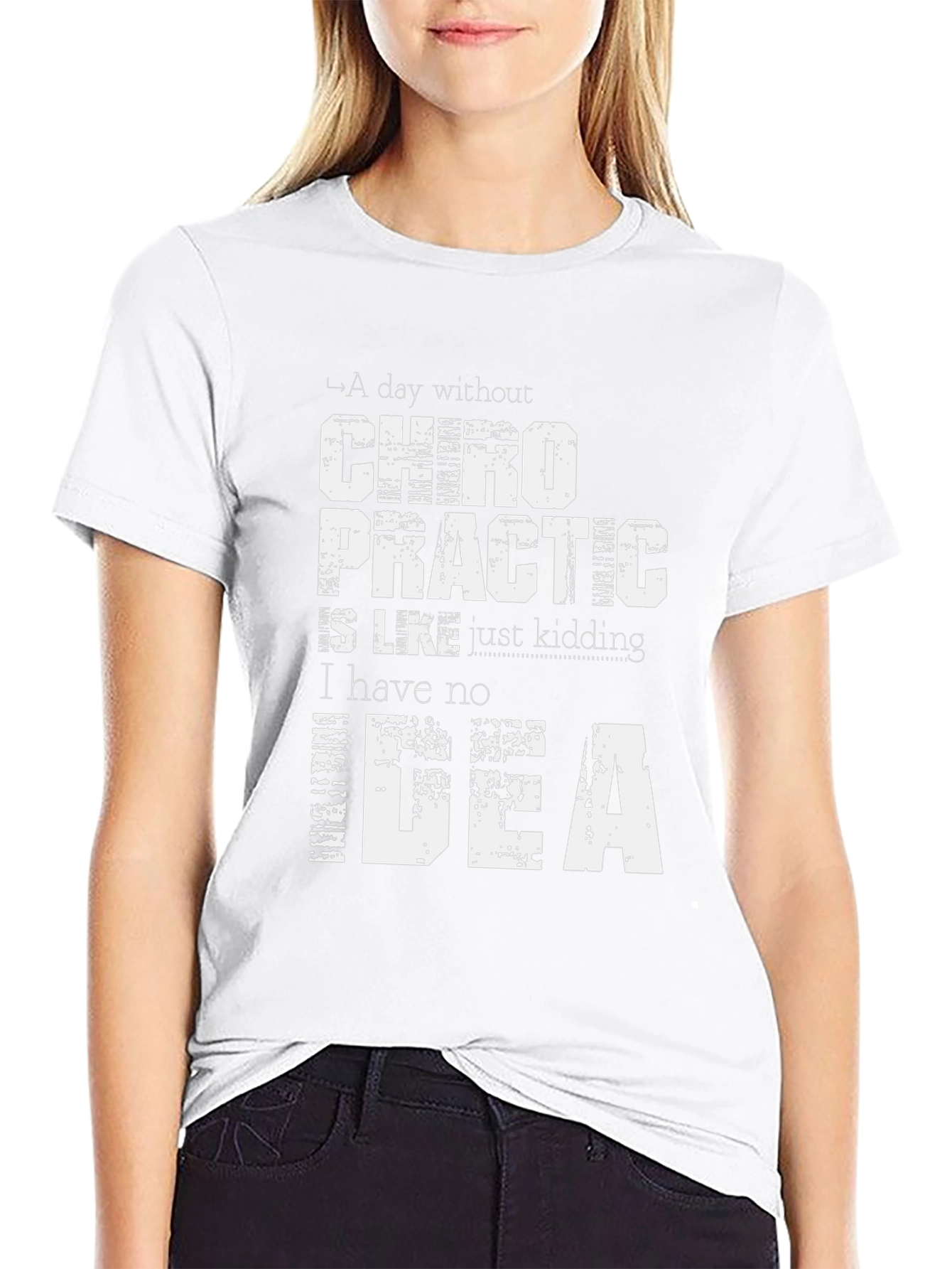 Chiropractic Idea Graphic Tee - Funny Gift