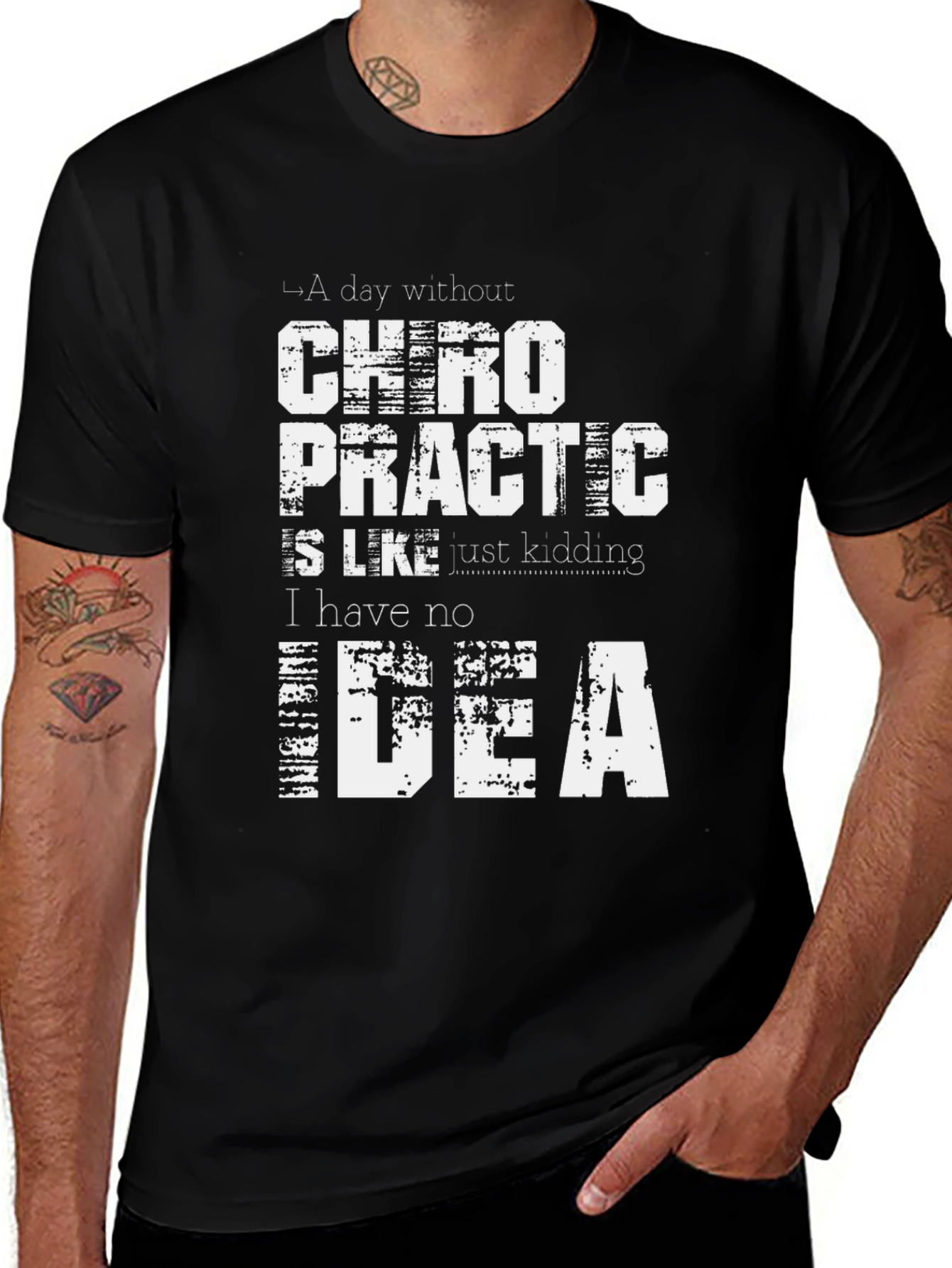 Chiropractic Idea Graphic Tee - Funny Gift
