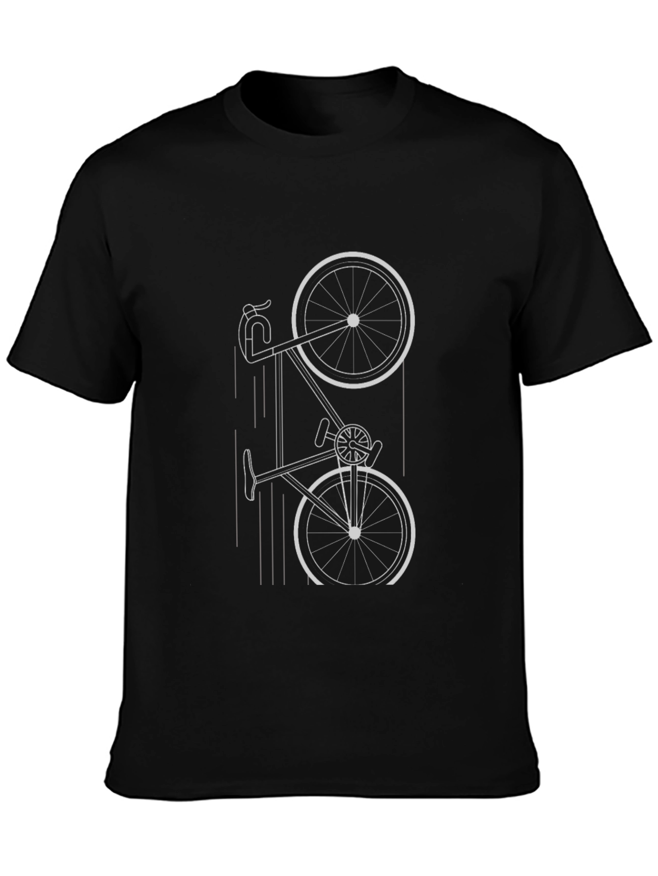 Cool Bike Graphic Tee - Black