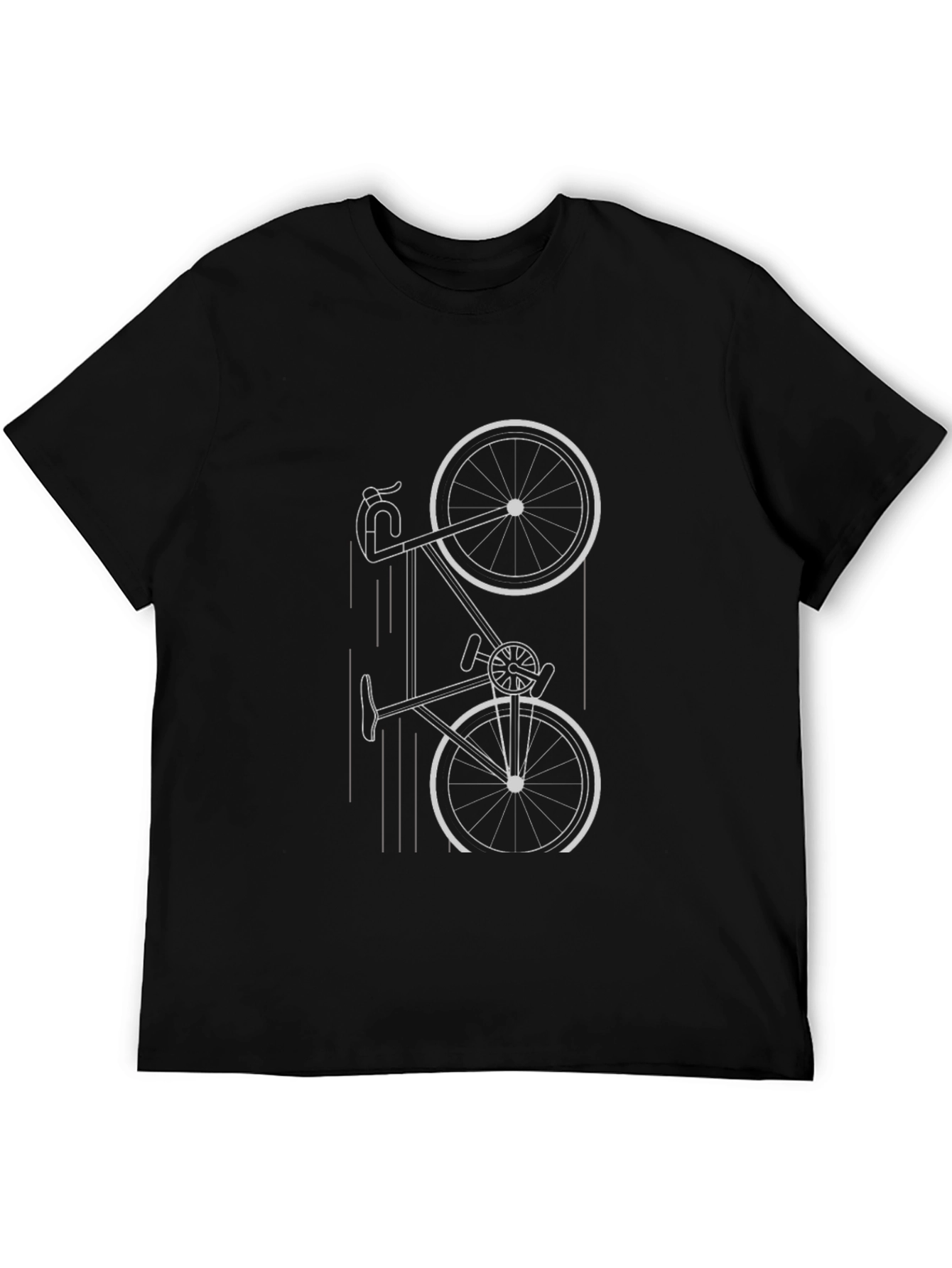 Cool Bike Graphic Tee - Black