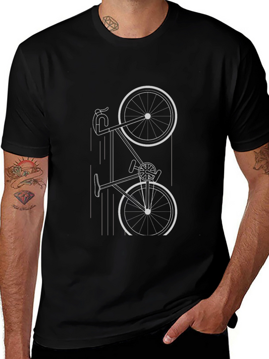 Cool Bike Graphic Tee - Black