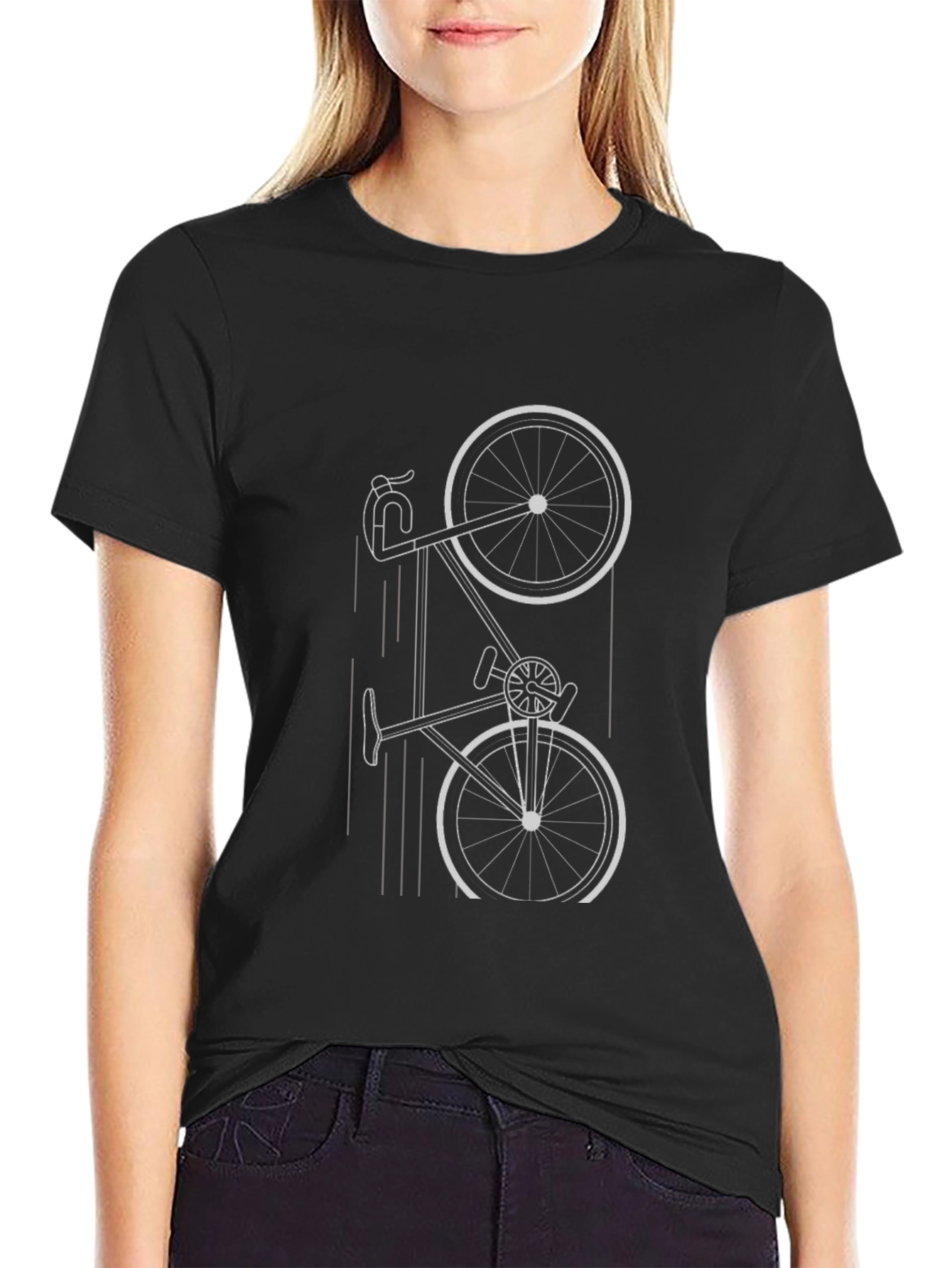 Cool Bike Graphic Tee - Black