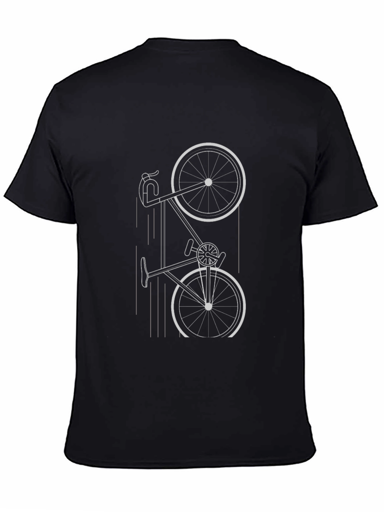 Cool Bike Graphic Tee - Black