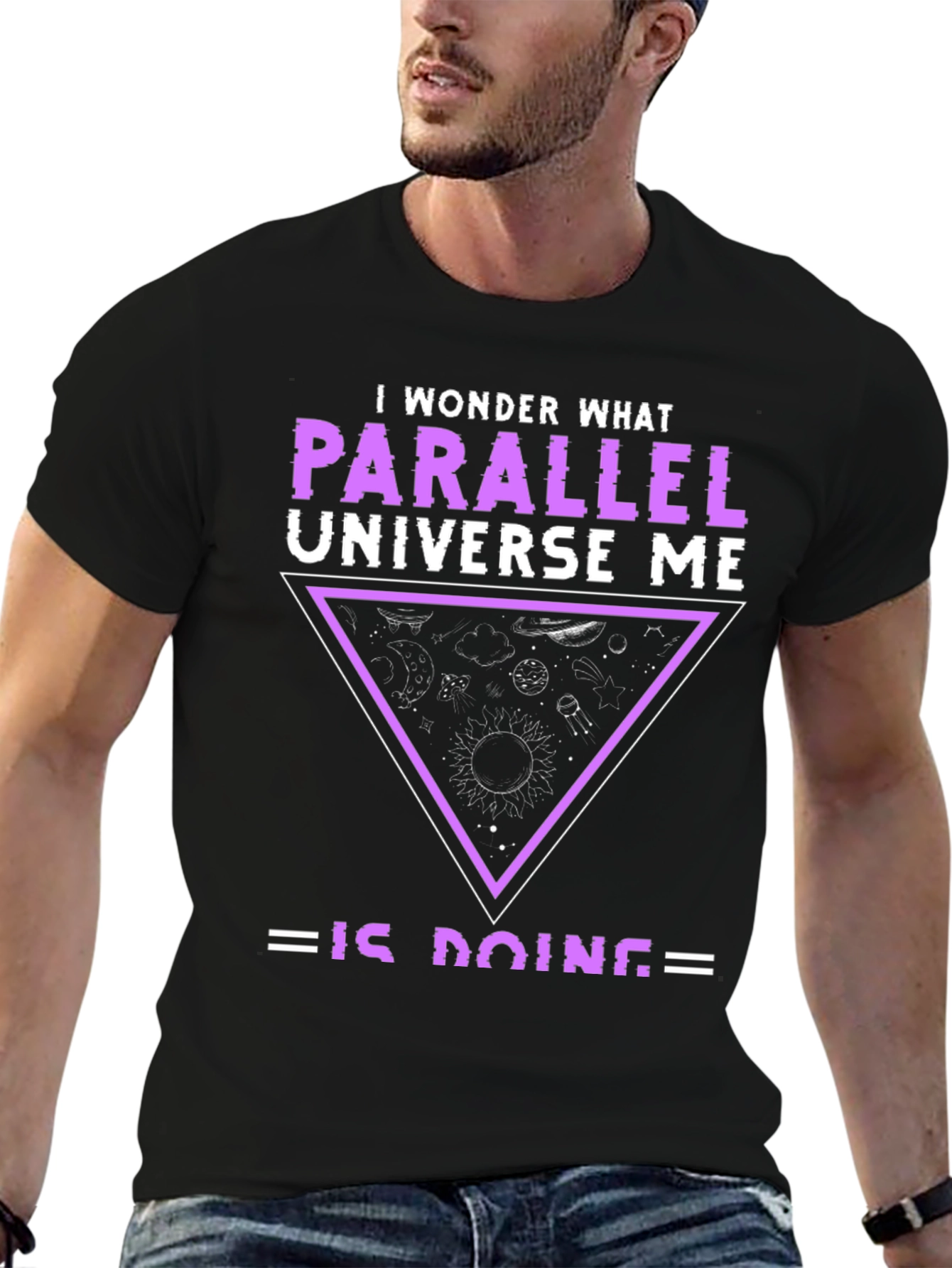 Parallel Universe T-Shirt - Cosmic Fun