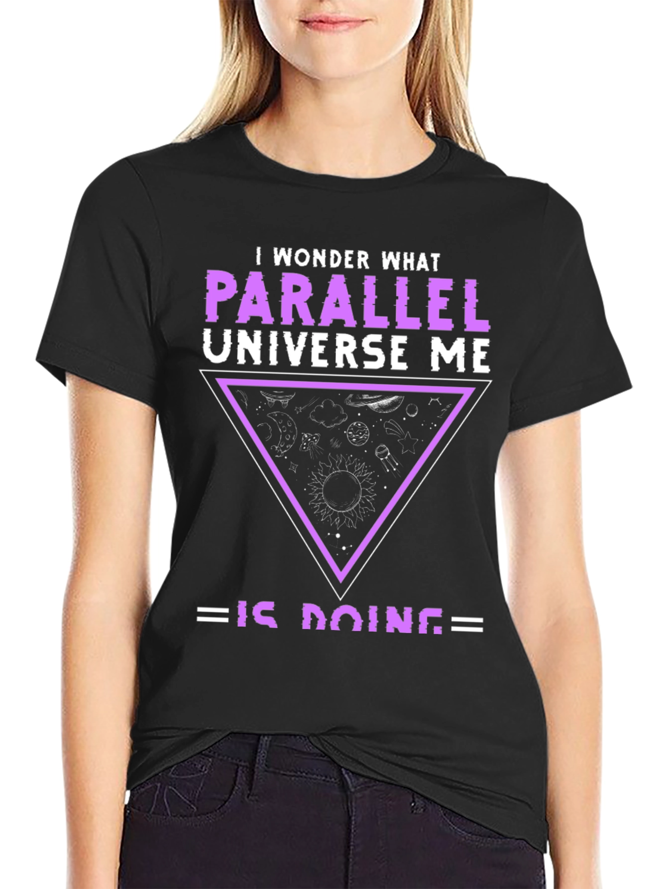Parallel Universe T-Shirt - Cosmic Fun