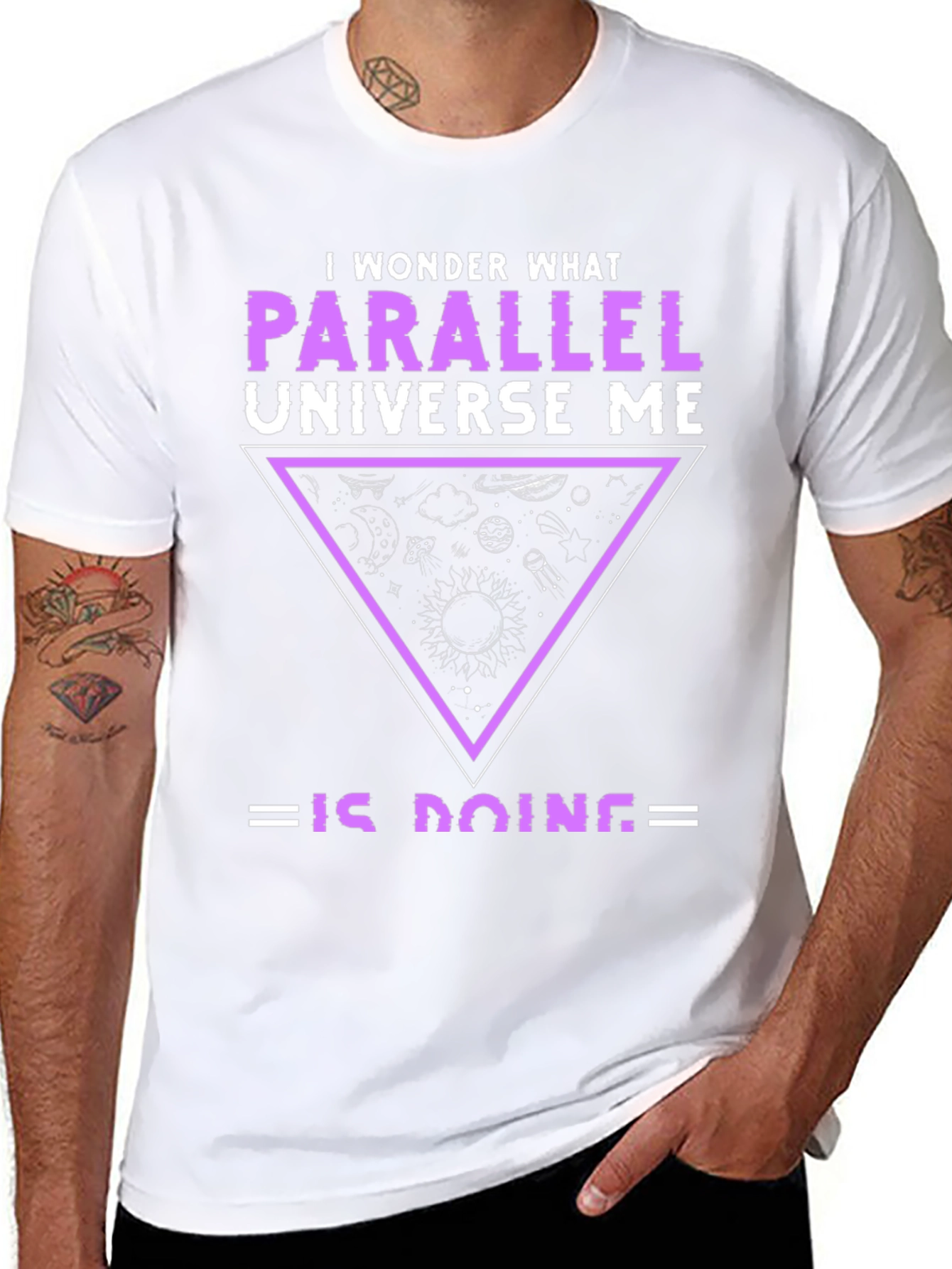 Parallel Universe T-Shirt - Cosmic Fun