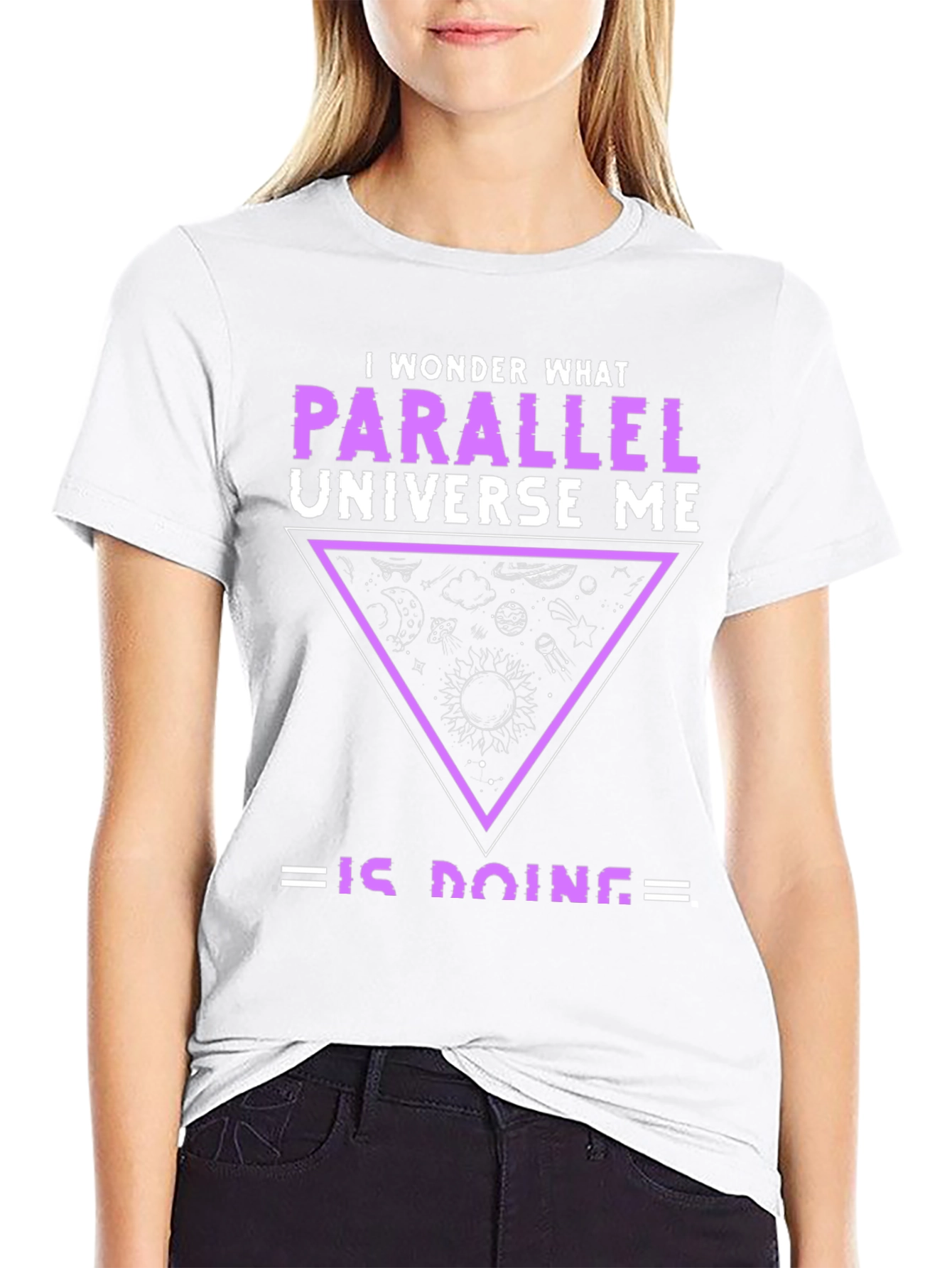 Parallel Universe T-Shirt - Cosmic Fun