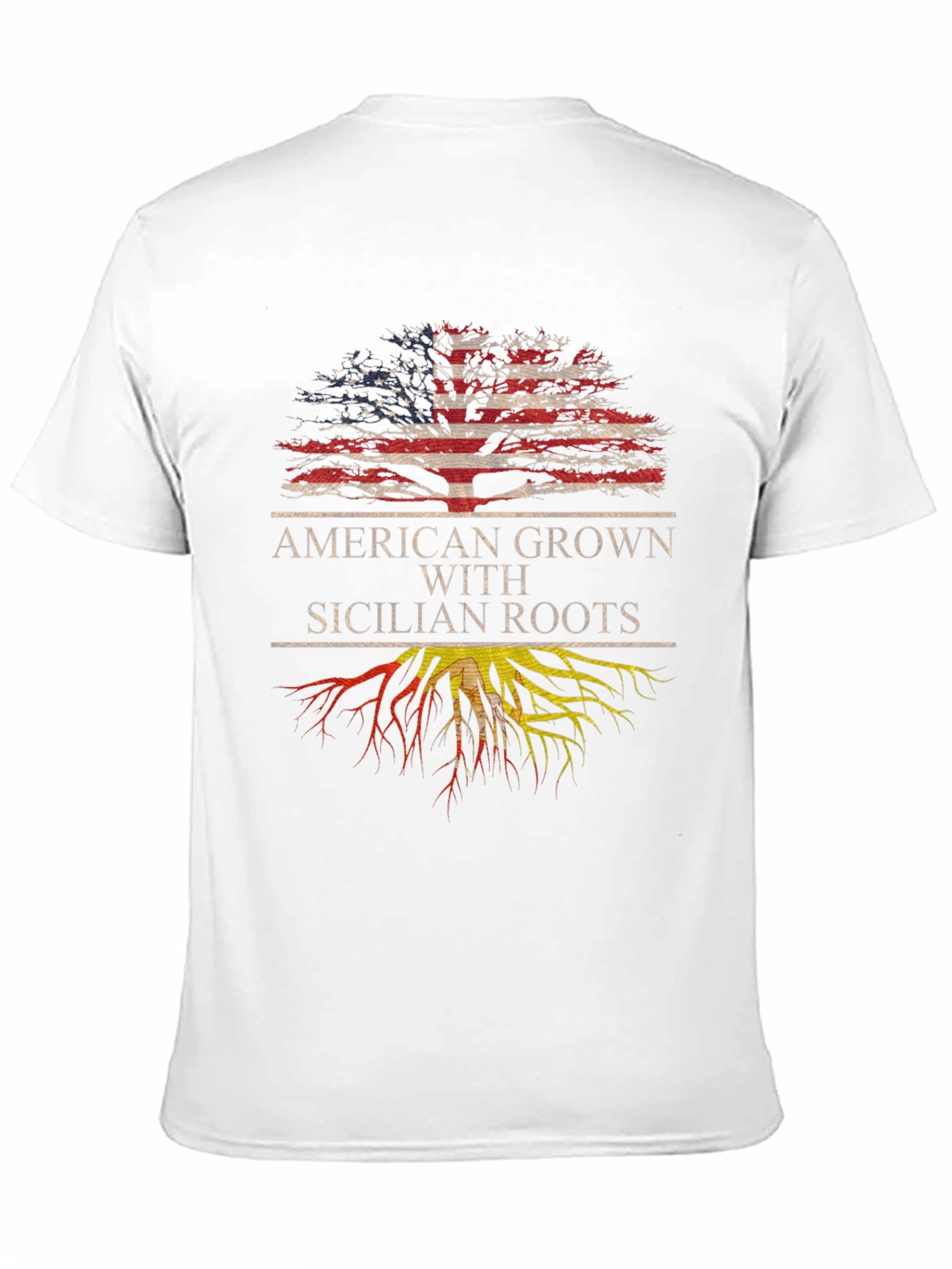 American Grown with Sicilian Roots T-Shirt