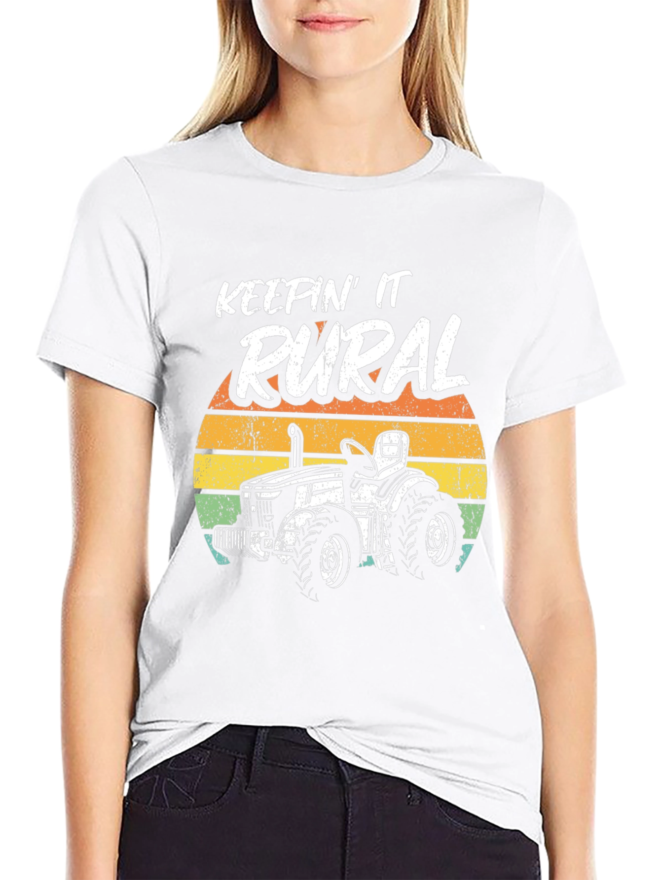 Keepin It Rural Black Graphic Tee