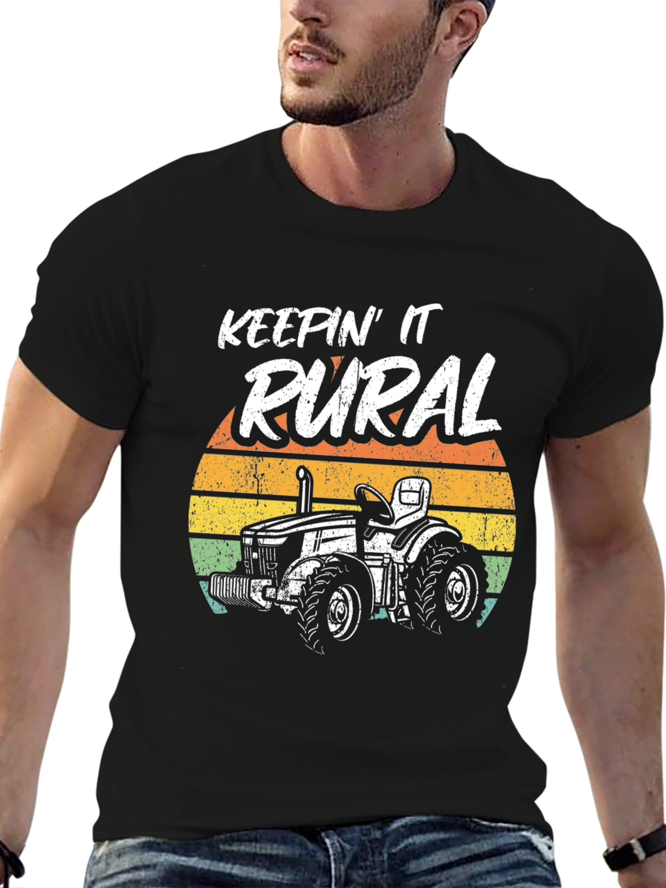 Keepin It Rural Black Graphic Tee