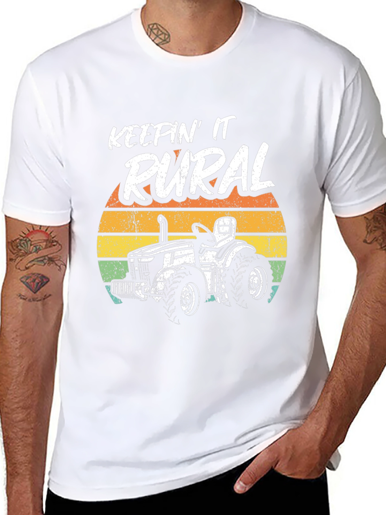 Keepin It Rural Black Graphic Tee