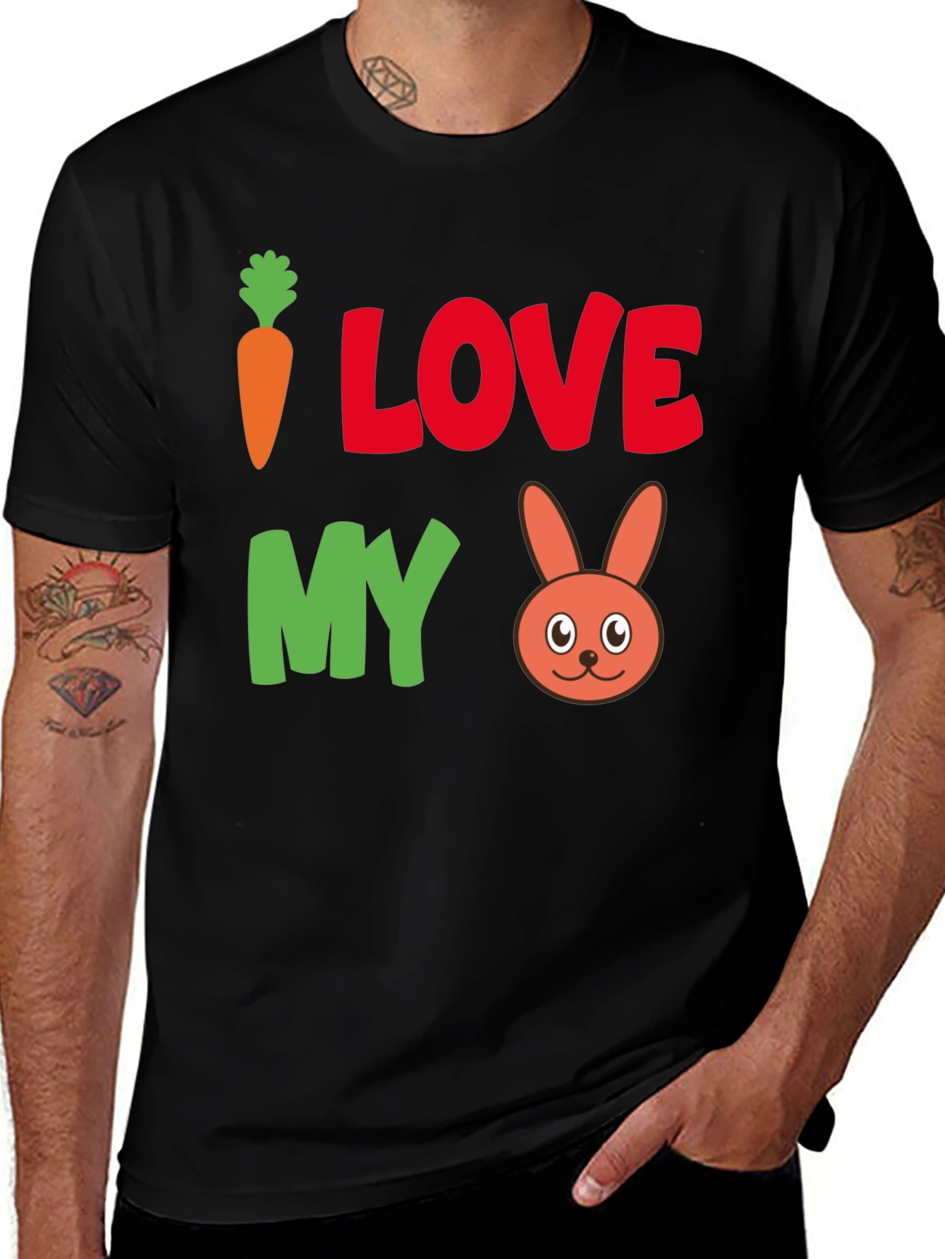 I Love My Rabbit T-Shirt