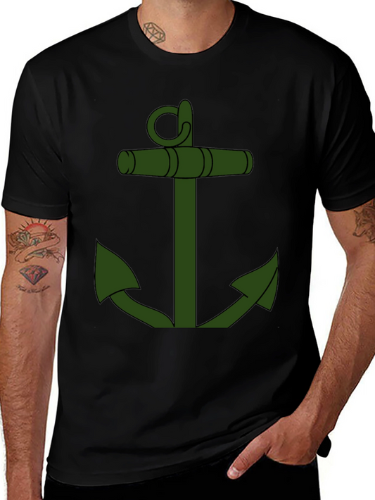 Anchor Graphic Tee - Classic Nautical Style
