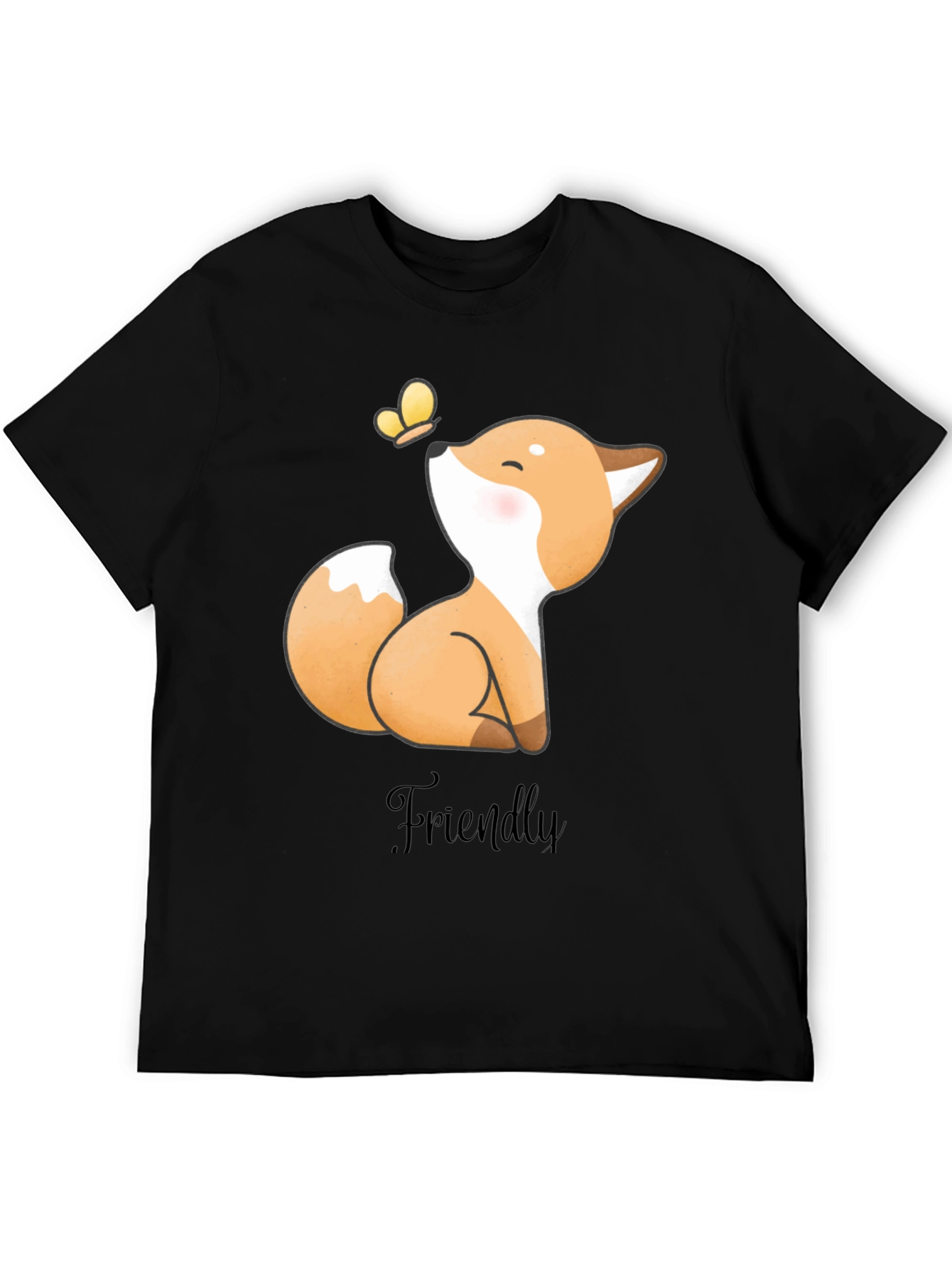 Friendly Fox Graphic Tee - Soft & Stylish