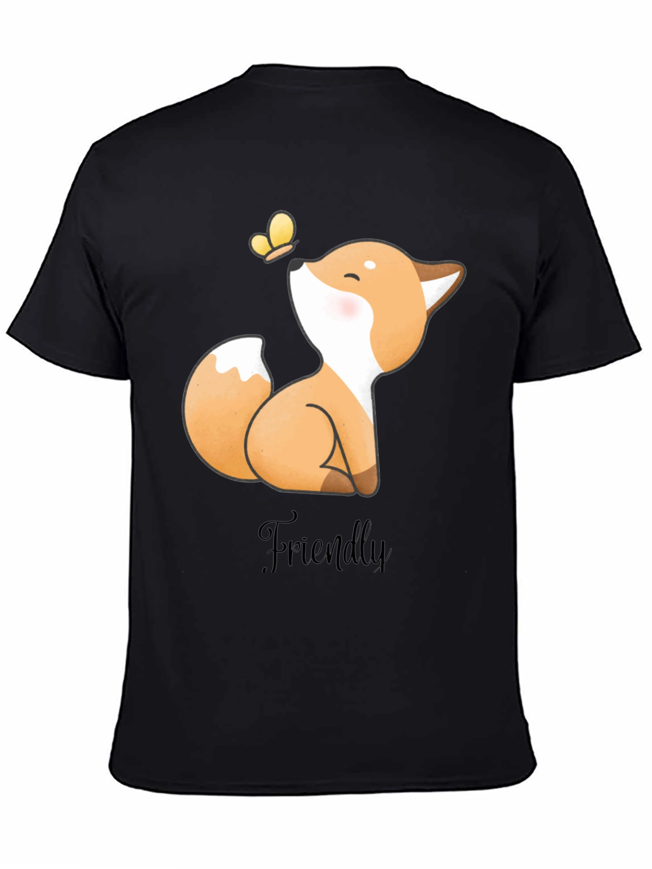 Friendly Fox Graphic Tee - Soft & Stylish