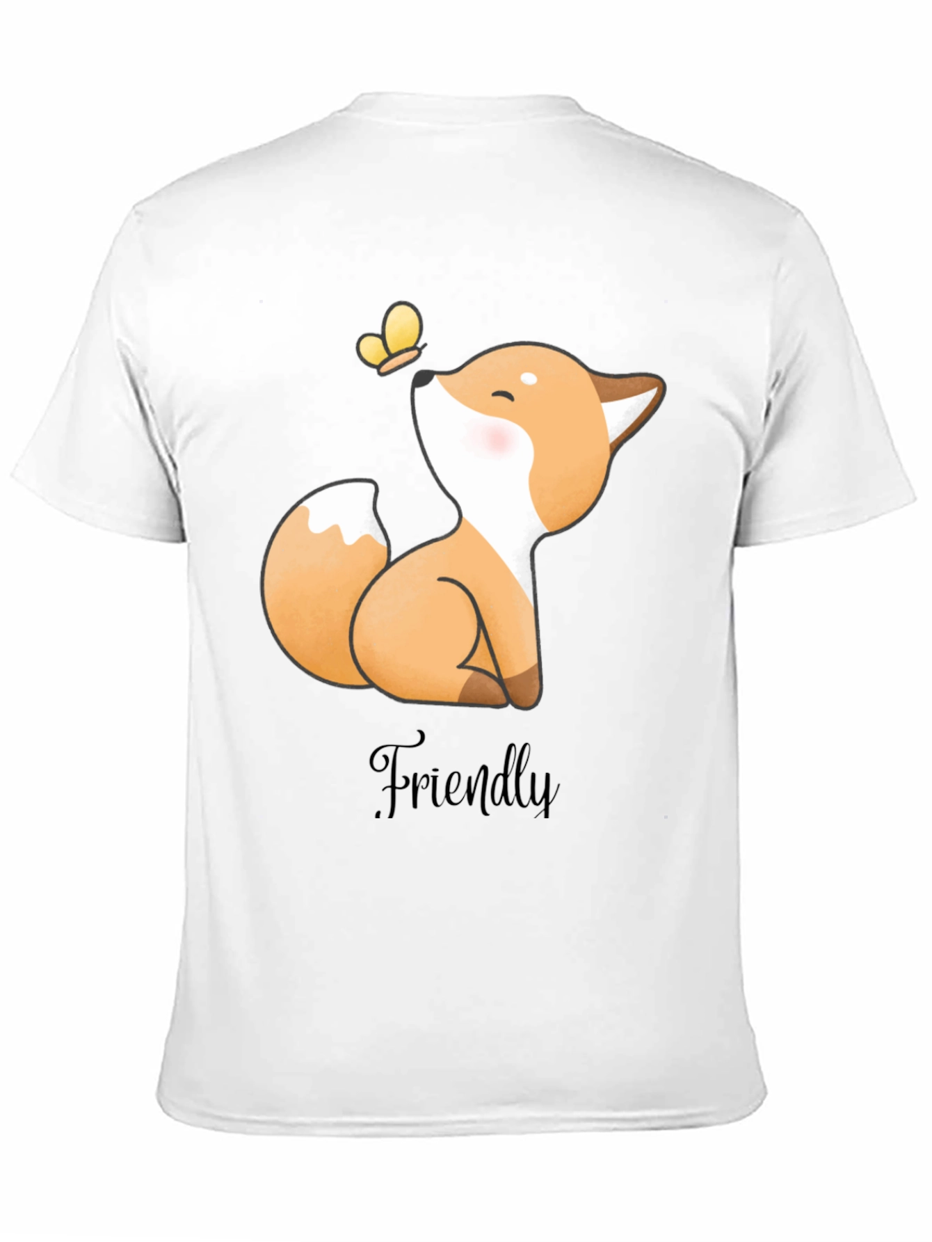 Friendly Fox Graphic Tee - Soft & Stylish