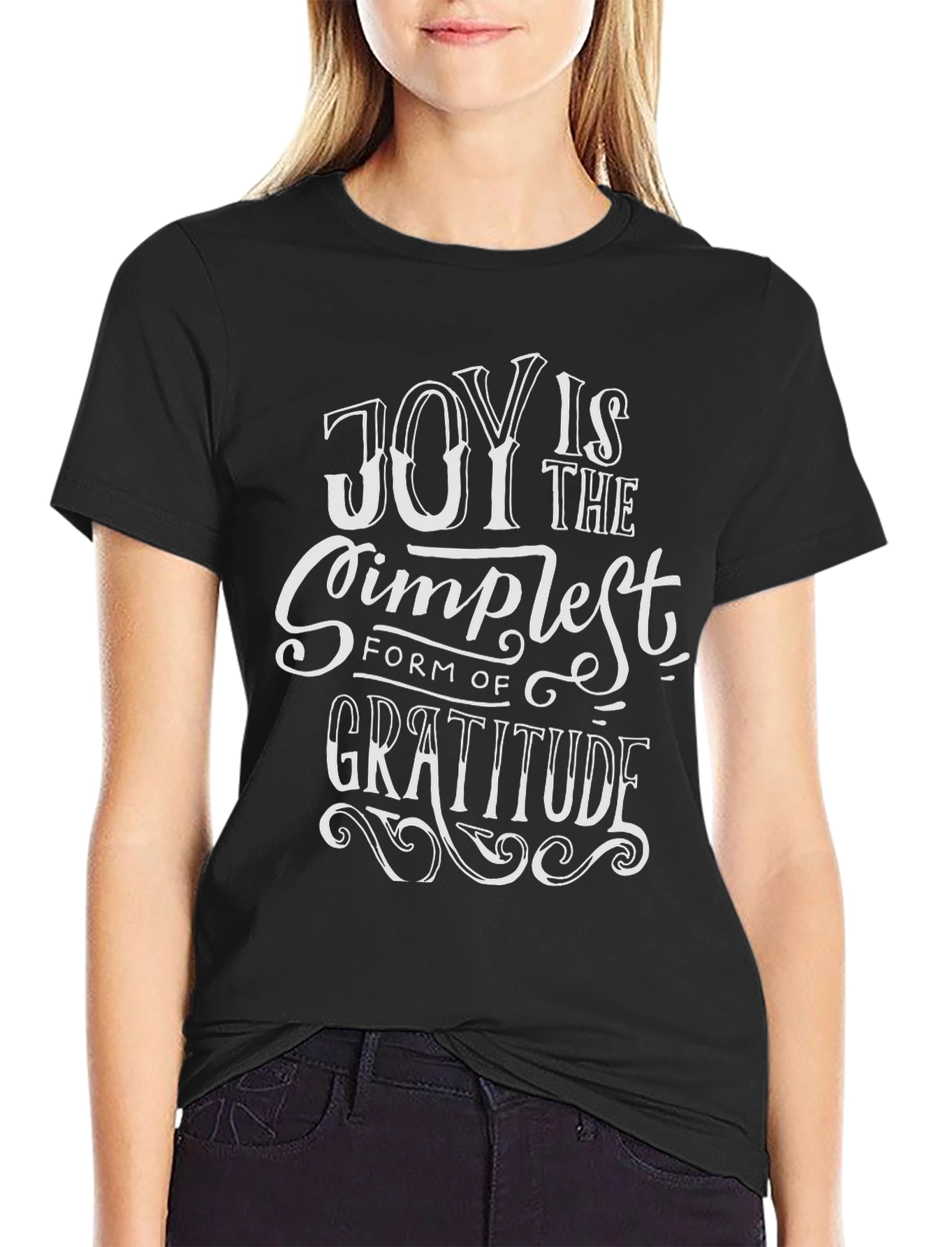 Joy is Gratitude T-Shirt - Stylish Graphic Tee