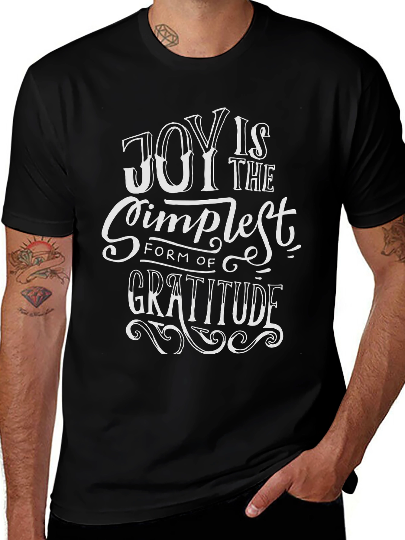 Joy is Gratitude T-Shirt - Stylish Graphic Tee