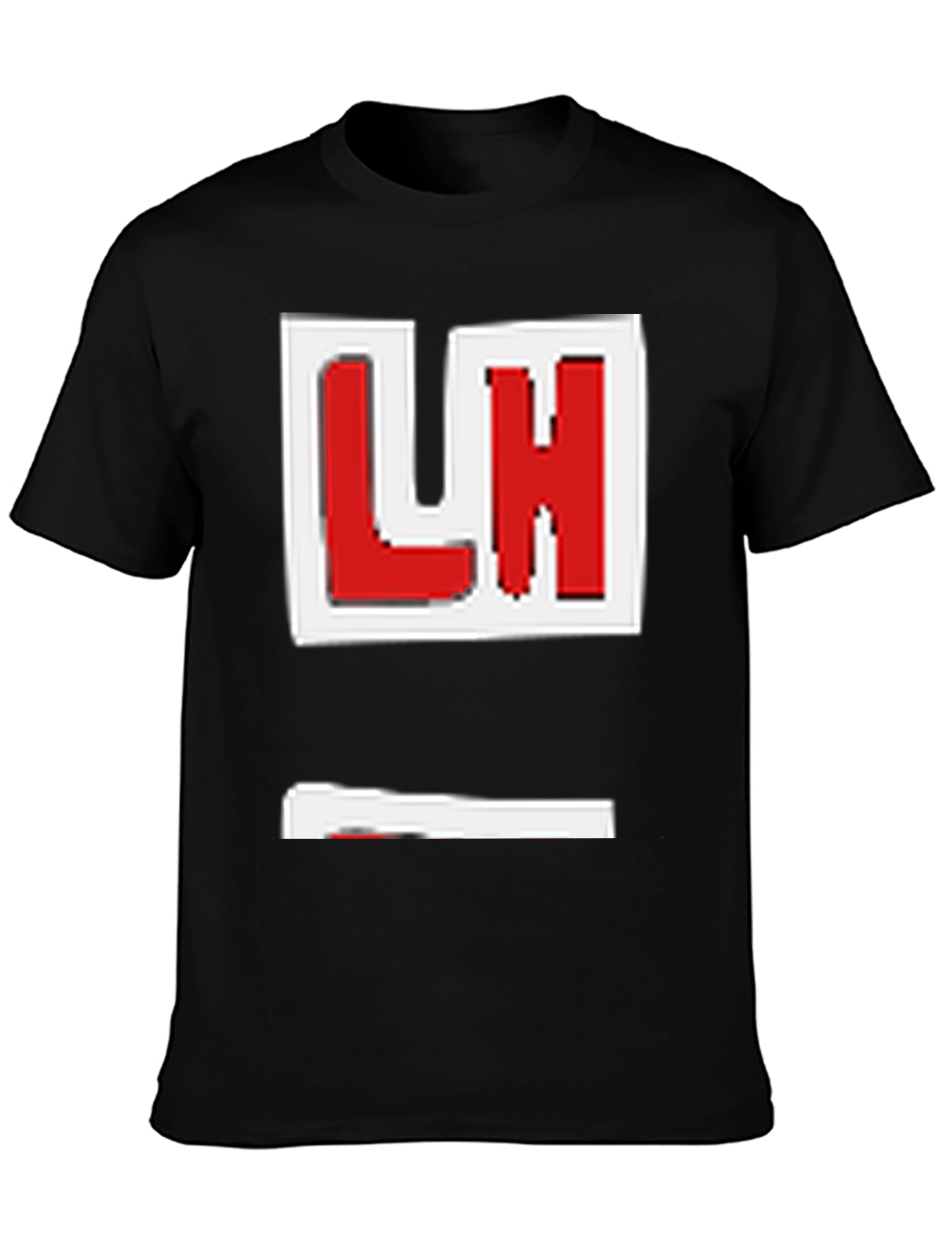 Retro LH Pixel T-Shirt - Black Graphic Tee