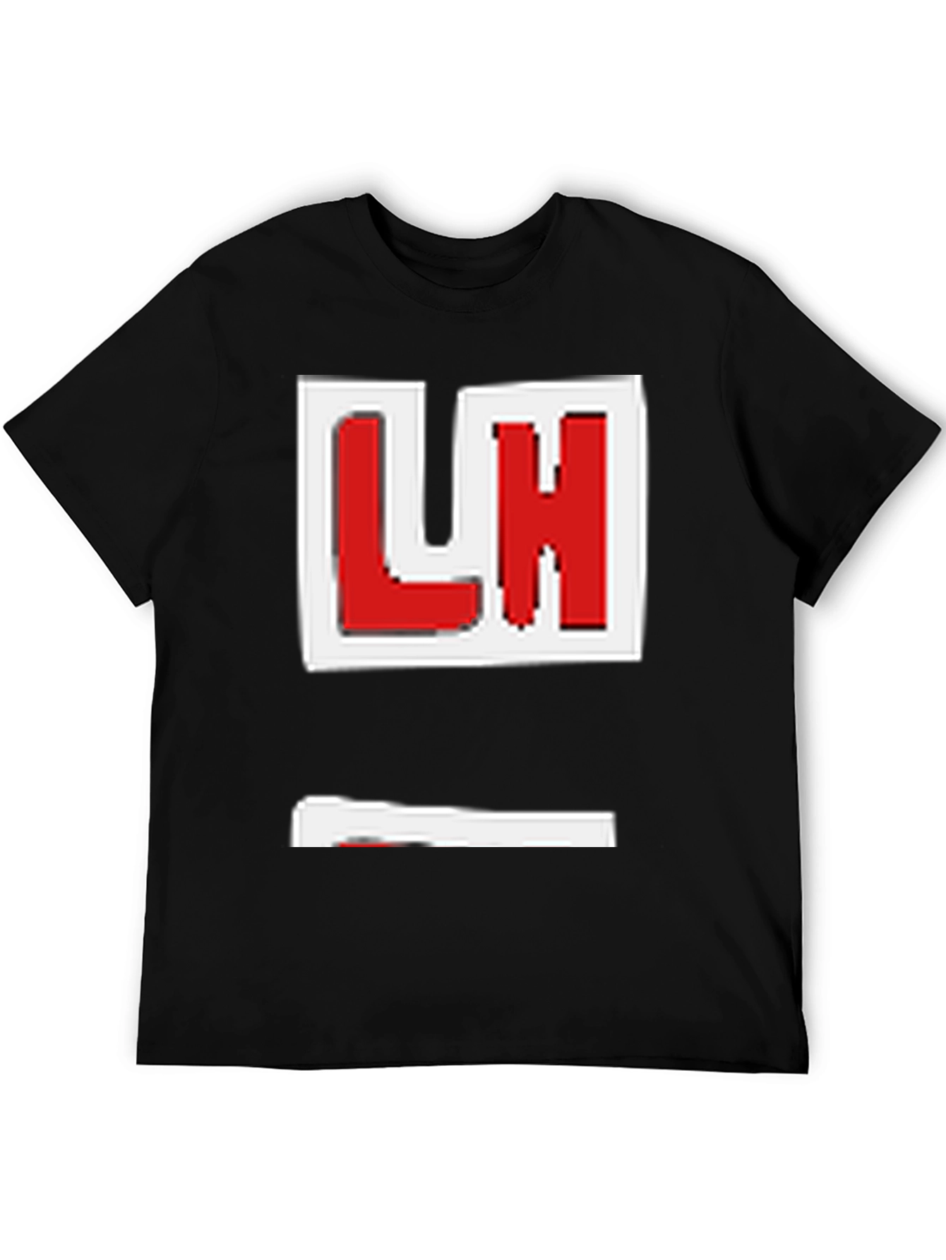 Retro LH Pixel T-Shirt - Black Graphic Tee