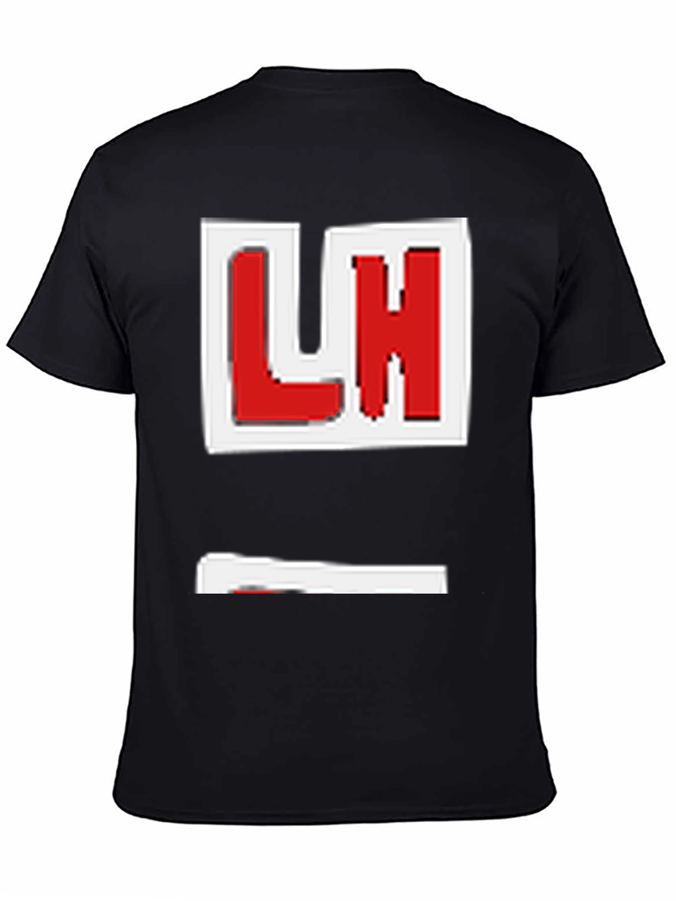 Retro LH Pixel T-Shirt - Black Graphic Tee