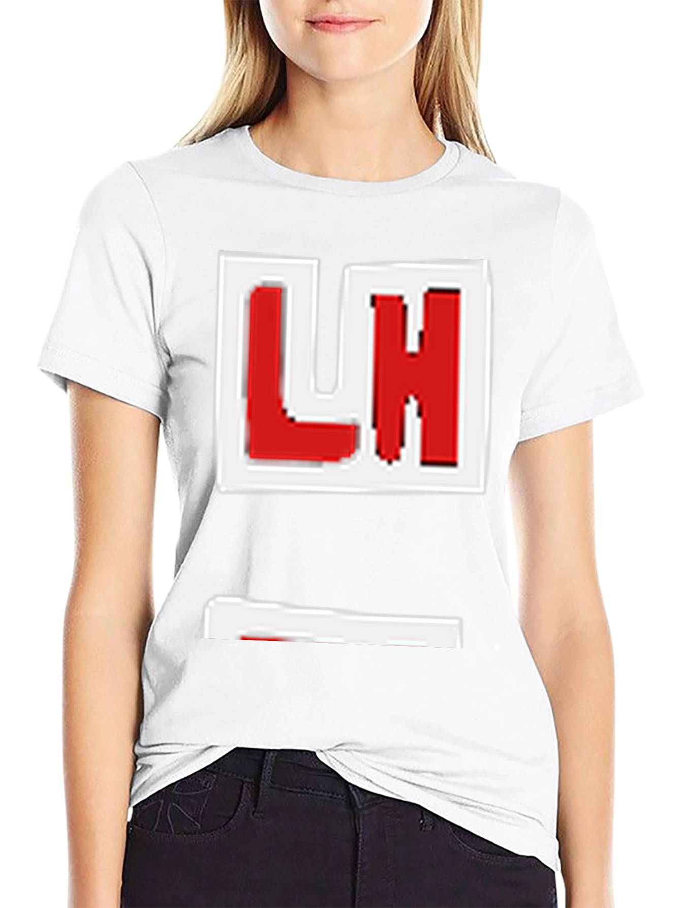 Retro LH Pixel T-Shirt - Black Graphic Tee