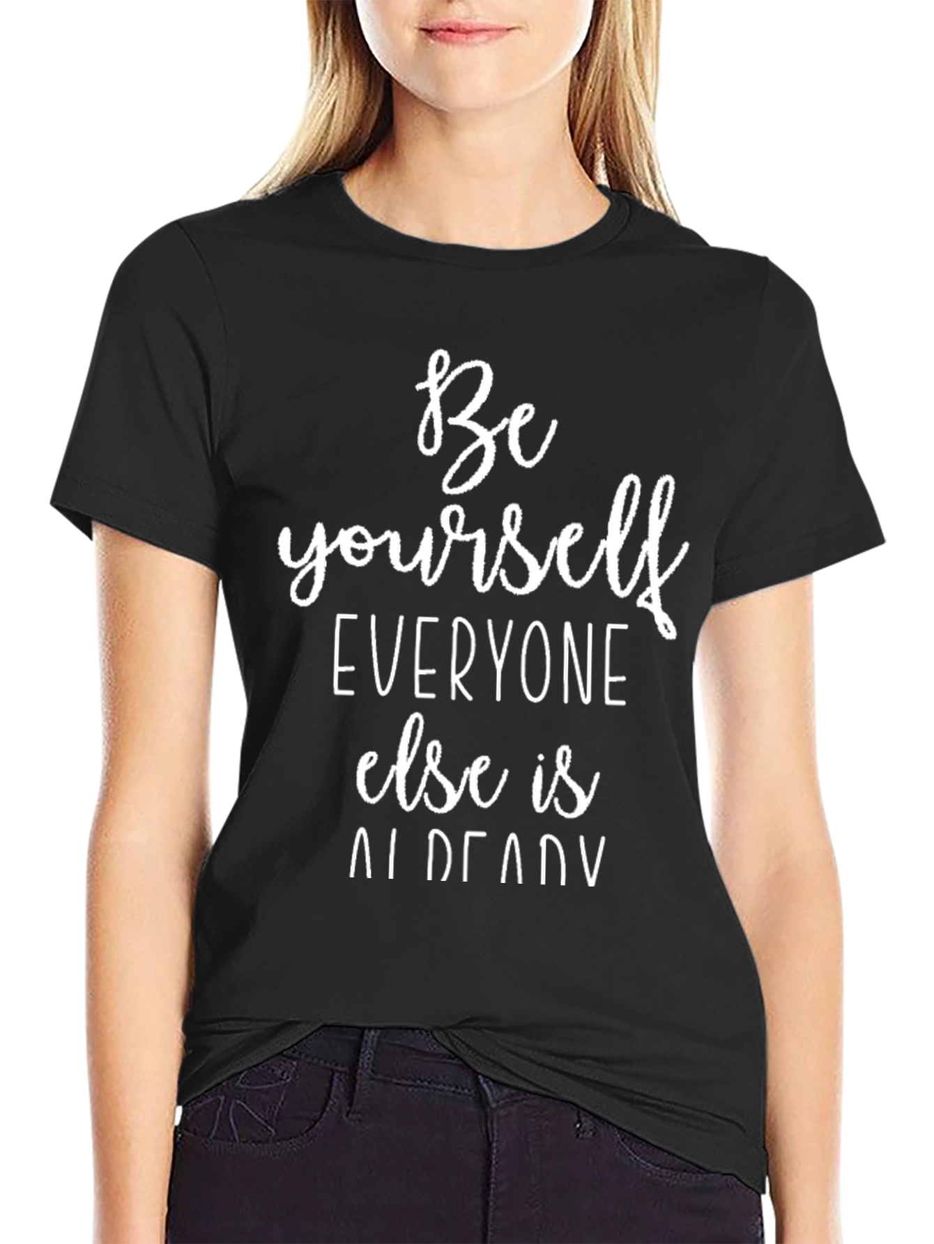 Be Yourself Graphic Tee - Inspirational Quote T-Shirt