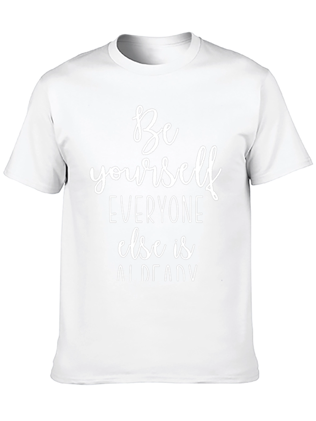 Be Yourself Graphic Tee - Inspirational Quote T-Shirt