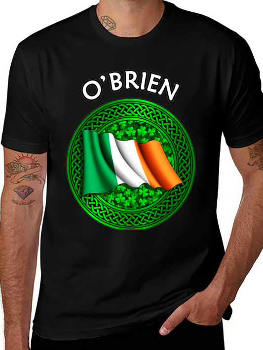 OBrien Irish Flag Shamrock T-Shirt