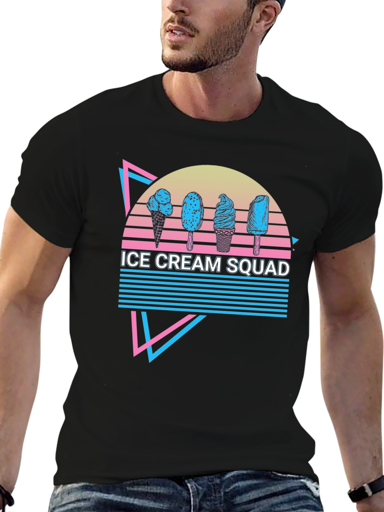 Ice Cream Squad Retro T-Shirt