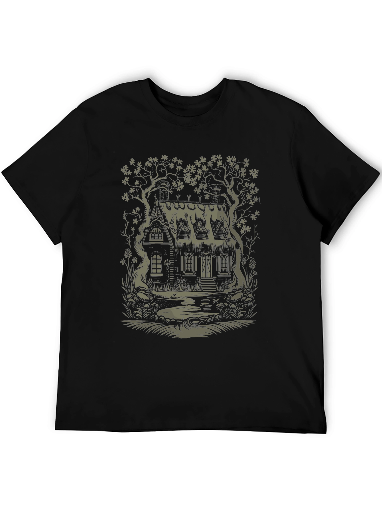 Cabin in the Woods Graphic Tee - Unique Design