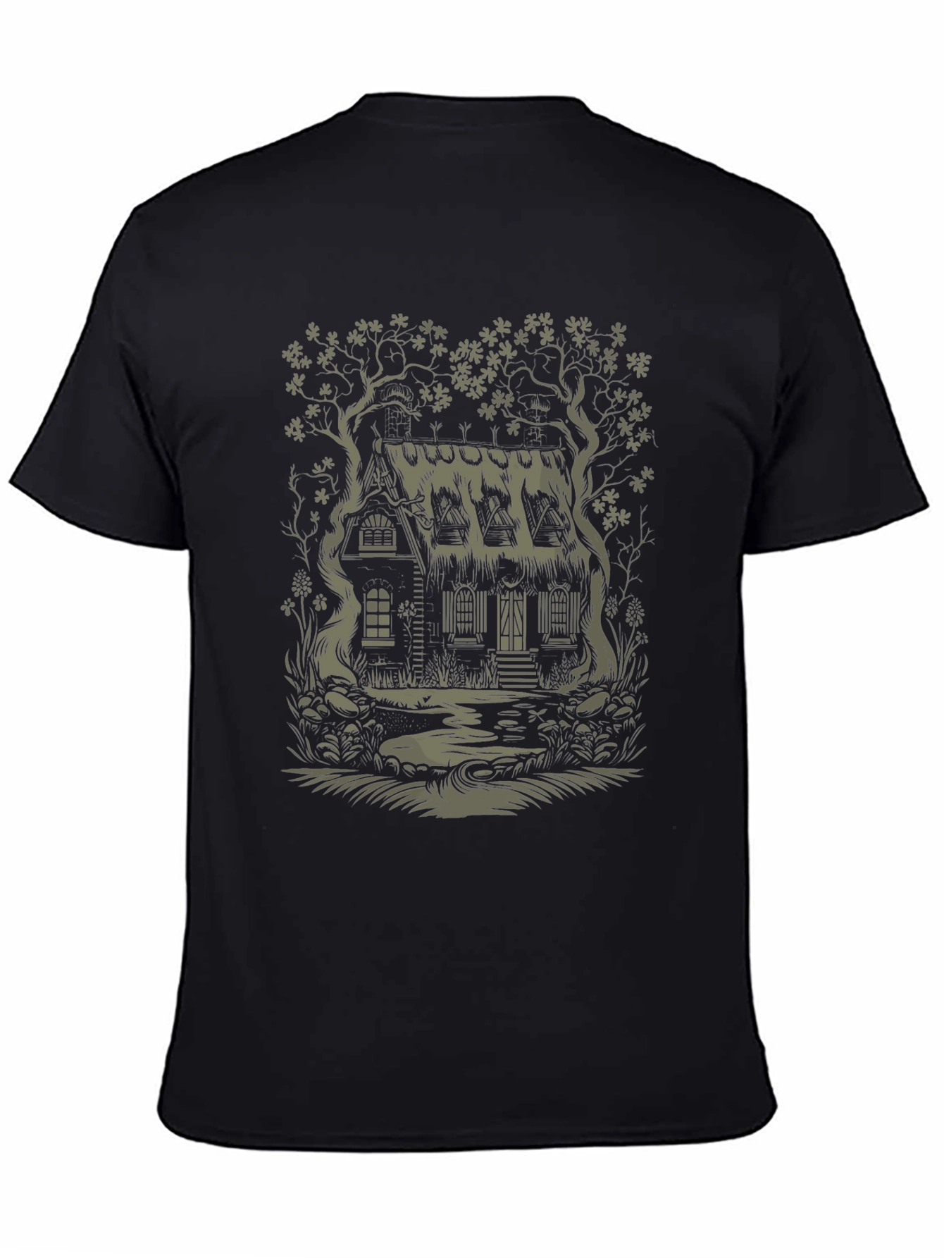 Cabin in the Woods Graphic Tee - Unique Design