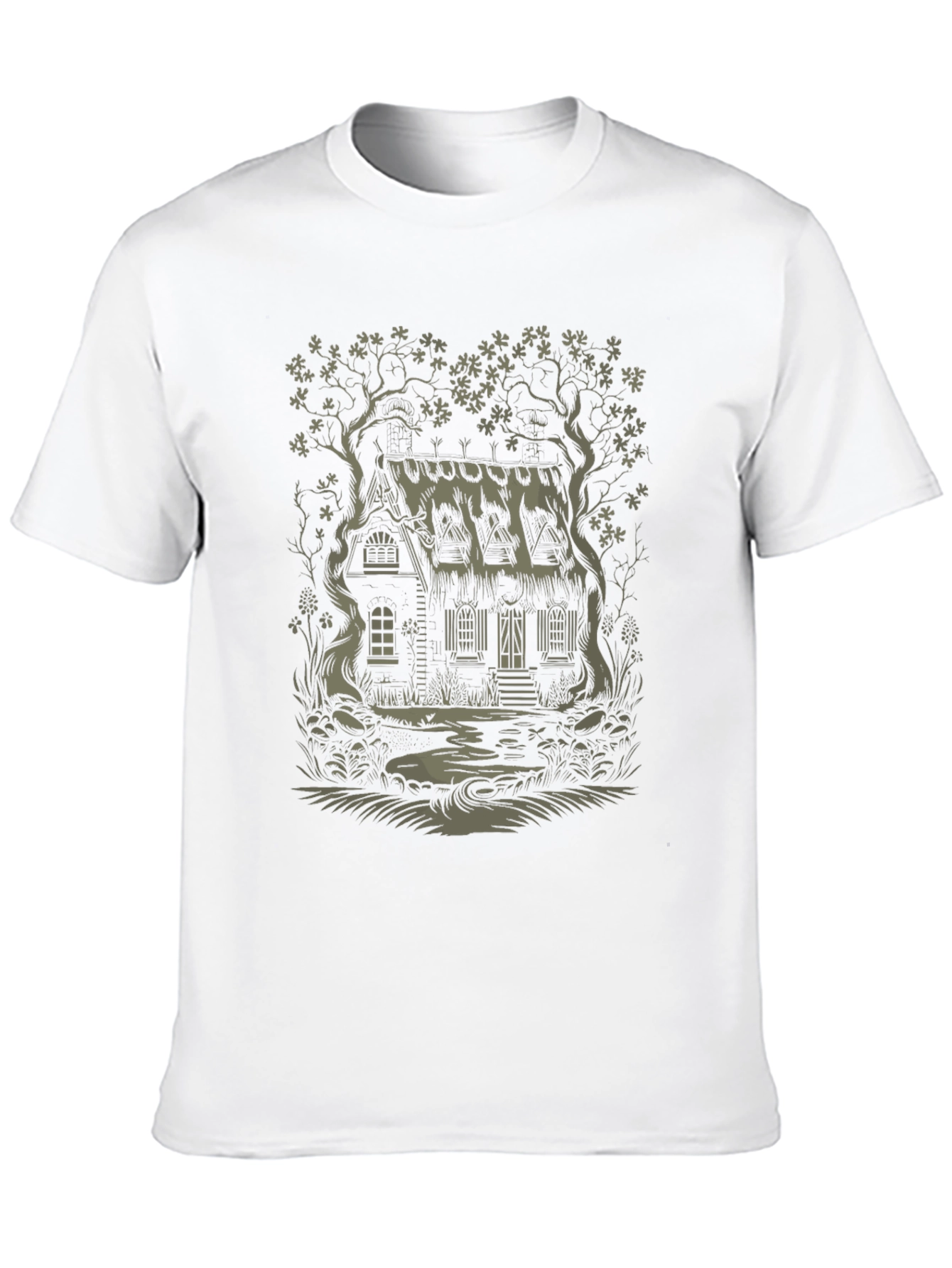 Cabin in the Woods Graphic Tee - Unique Design