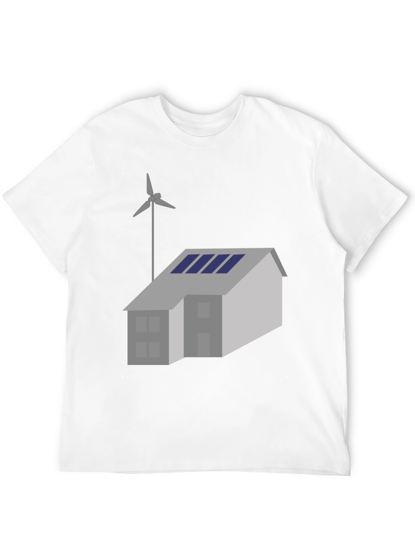 Eco Home T-Shirt: Solar & Wind Powered Living