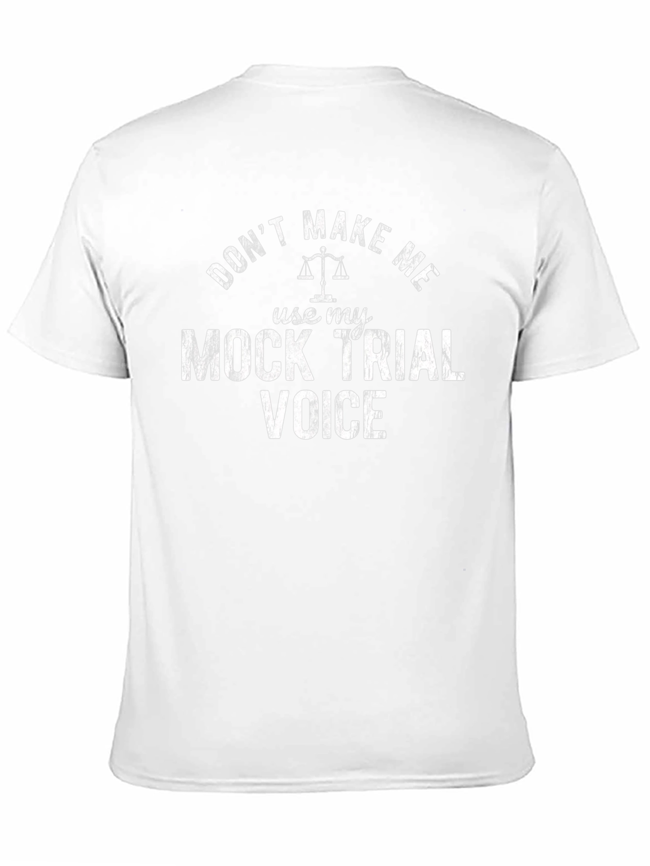 Mock Trial Voice T-Shirt - Black Cotton Tee