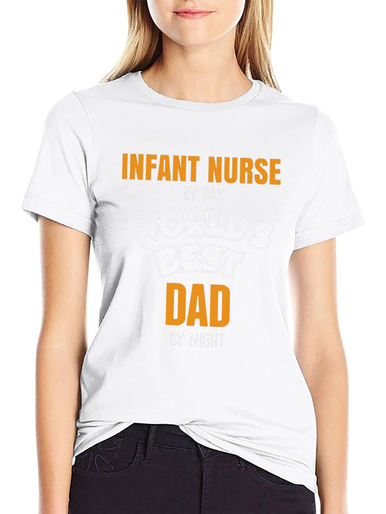 Infant Nurse Dad T-Shirt - By Day By Night