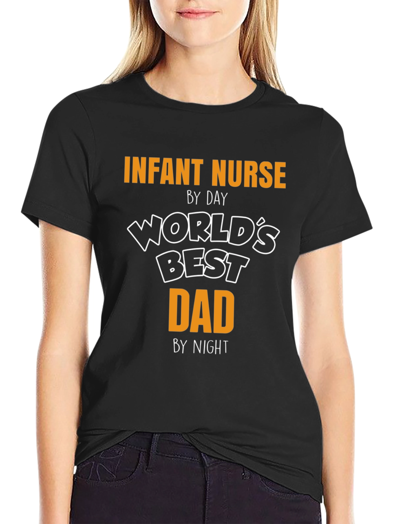 Infant Nurse Dad T-Shirt - By Day By Night