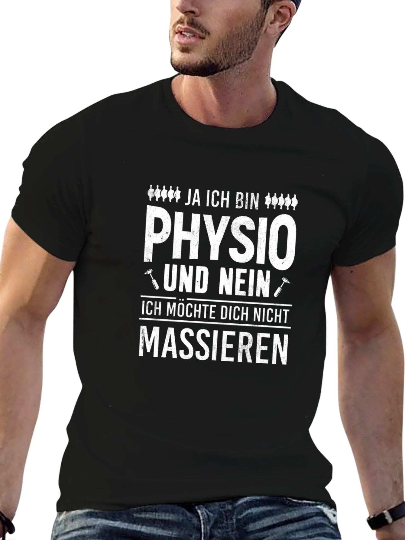 Funny Physio T-Shirt - Ja Ich Bin Physio