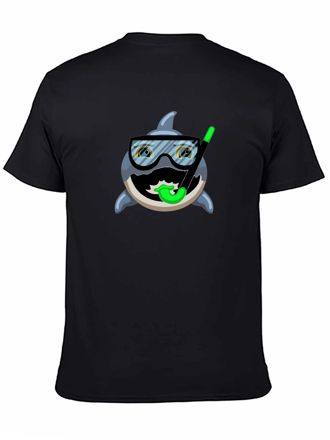 Funny Shark Snorkel T-Shirt - Unique Design