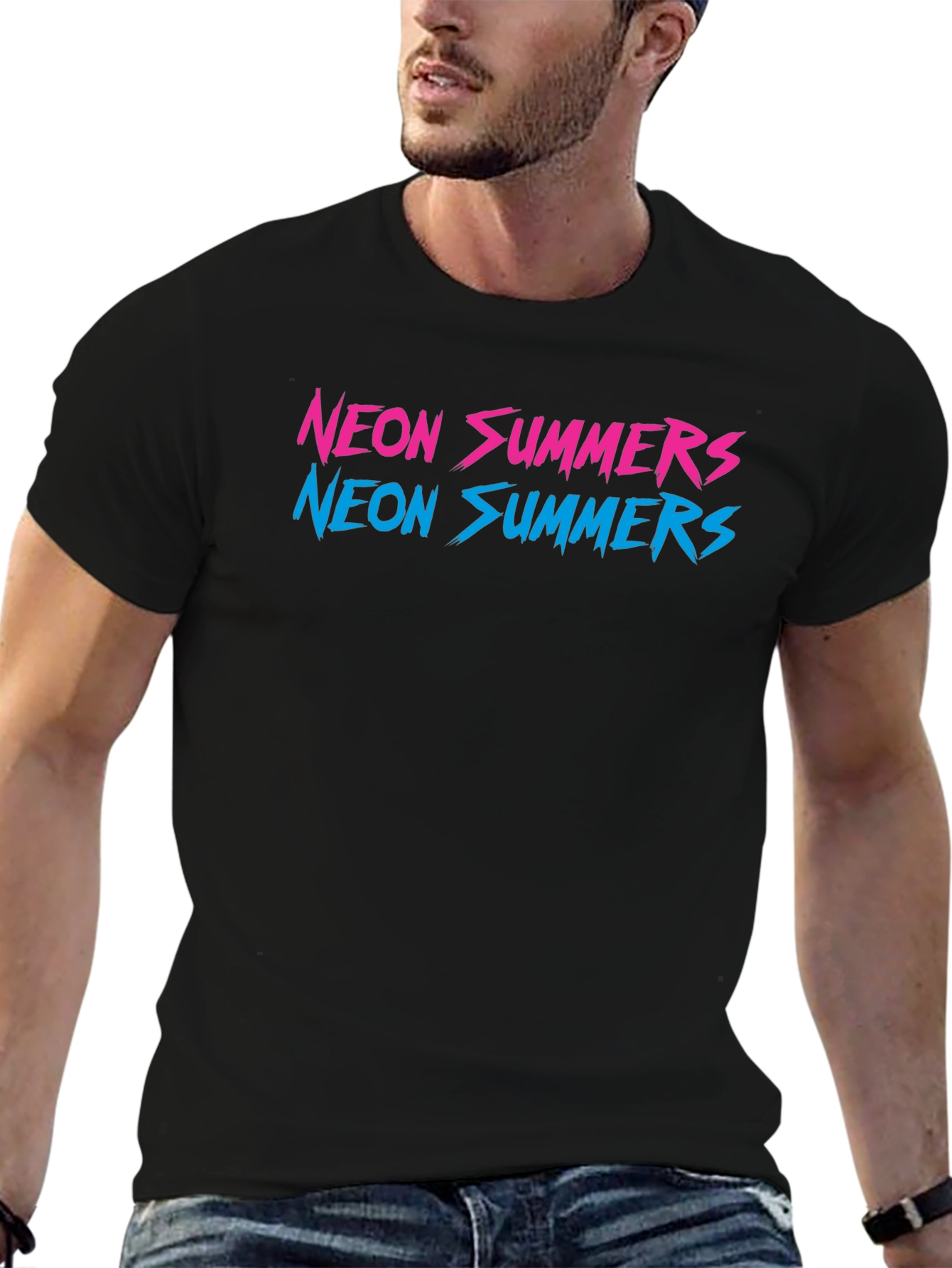 Neon Summers Graphic T-Shirt