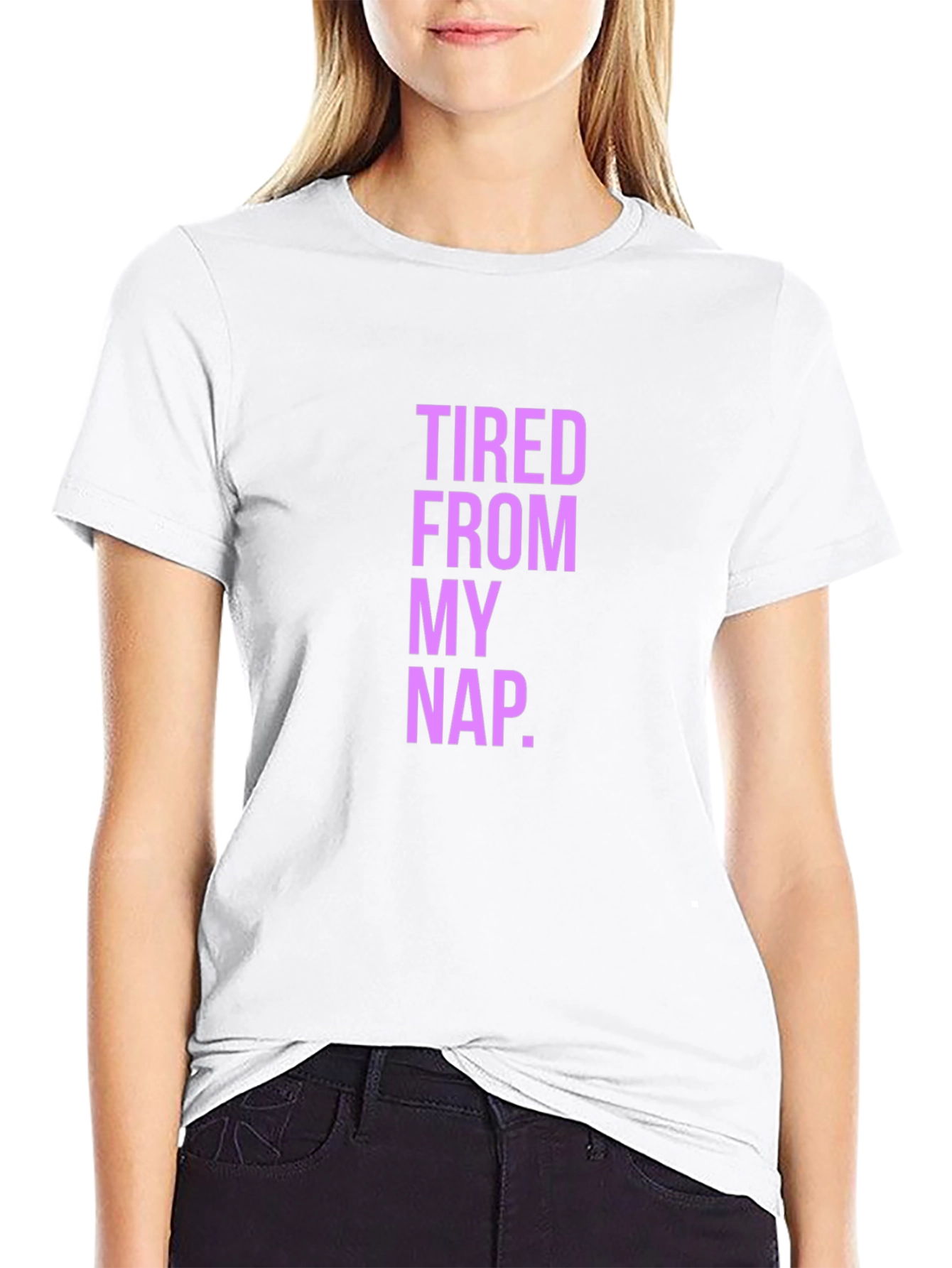 Tired From My Nap Funny Graphic T-Shirt