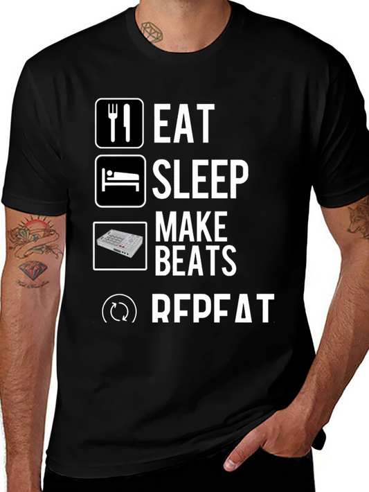 Eat Sleep Make Beats Repeat T-Shirt