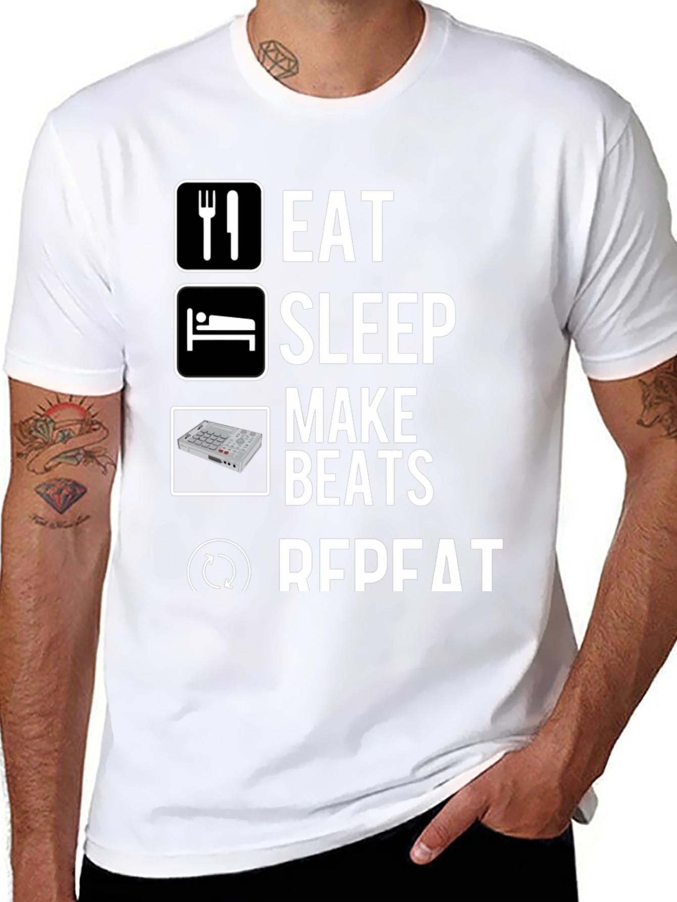 Eat Sleep Make Beats Repeat T-Shirt