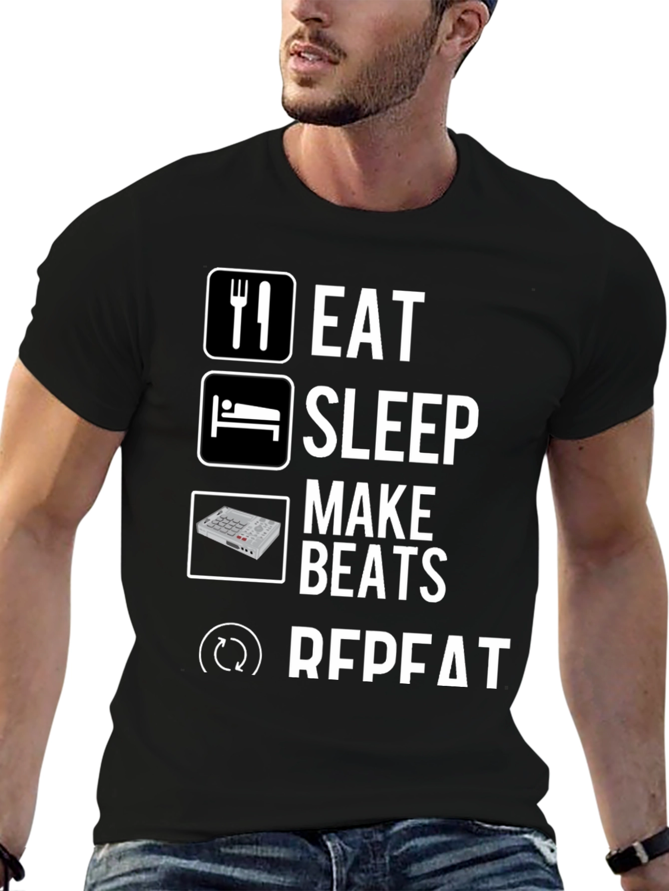 Eat Sleep Make Beats Repeat T-Shirt